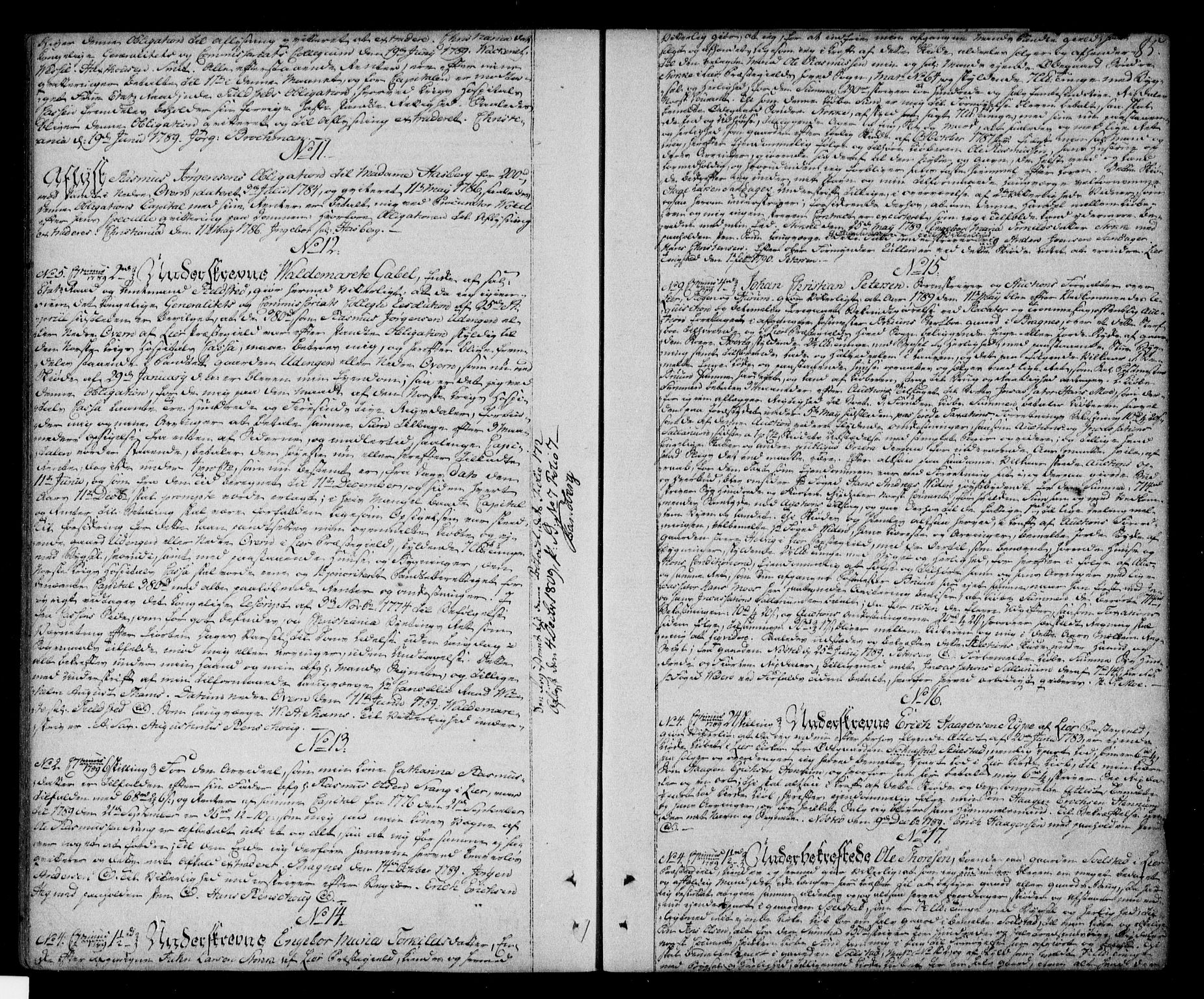 Lier, Røyken og Hurum sorenskriveri, AV/SAKO-A-89/G/Ga/Gaa/L0005: Pantebok nr. V, 1788-1801, s. 85