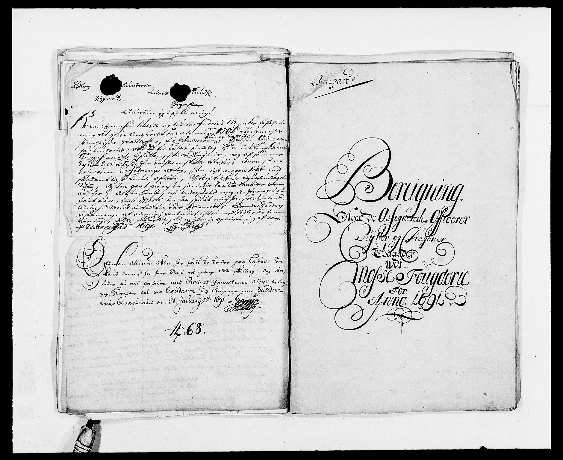 Rentekammeret inntil 1814, Reviderte regnskaper, Fogderegnskap, AV/RA-EA-4092/R02/L0107: Fogderegnskap Moss og Verne kloster, 1685-1691, s. 328