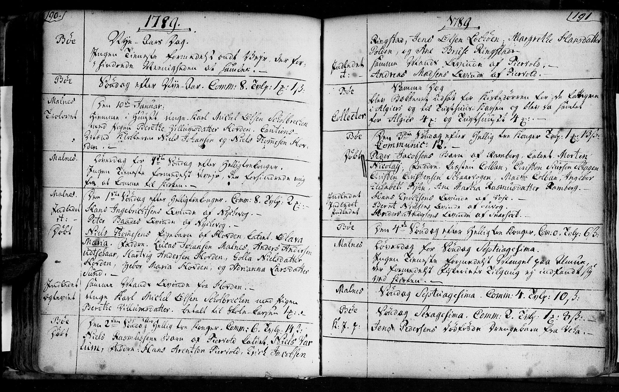 Ministerialprotokoller, klokkerbøker og fødselsregistre - Nordland, AV/SAT-A-1459/891/L1297: Ministerialbok nr. 891A02, 1759-1820, s. 290-291