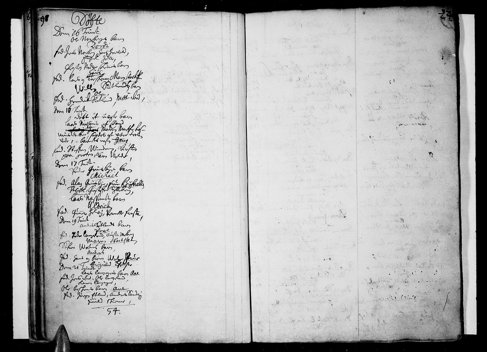 Lista sokneprestkontor, AV/SAK-1111-0027/F/Fa/L0001: Ministerialbok nr. A 1 /1, 1691-1715, s. 24