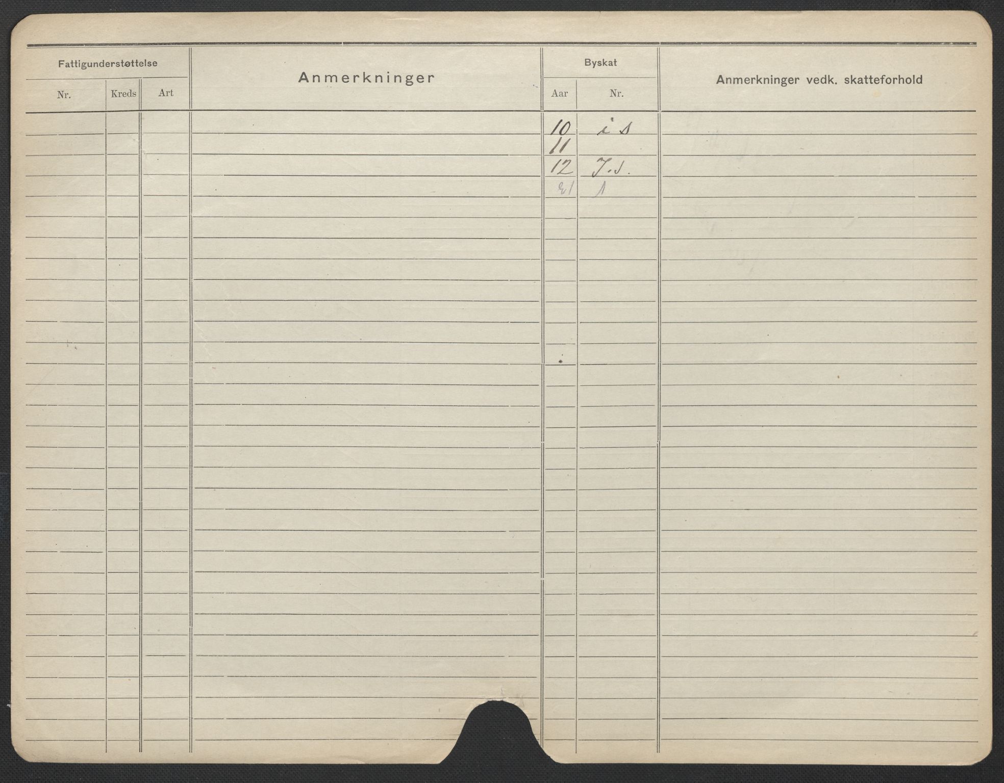 Oslo folkeregister, Registerkort, SAO/A-11715/F/Fa/Fac/L0022: Kvinner, 1906-1914, s. 951b