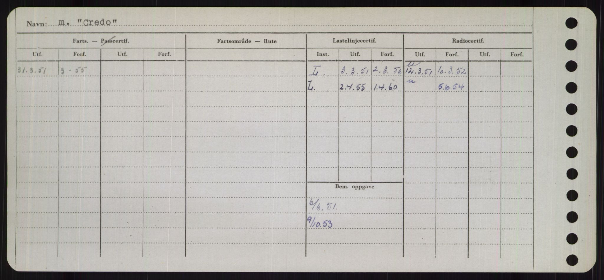 Sjøfartsdirektoratet med forløpere, Skipsmålingen, RA/S-1627/H/Hb/L0001: Fartøy, A-D, s. 464