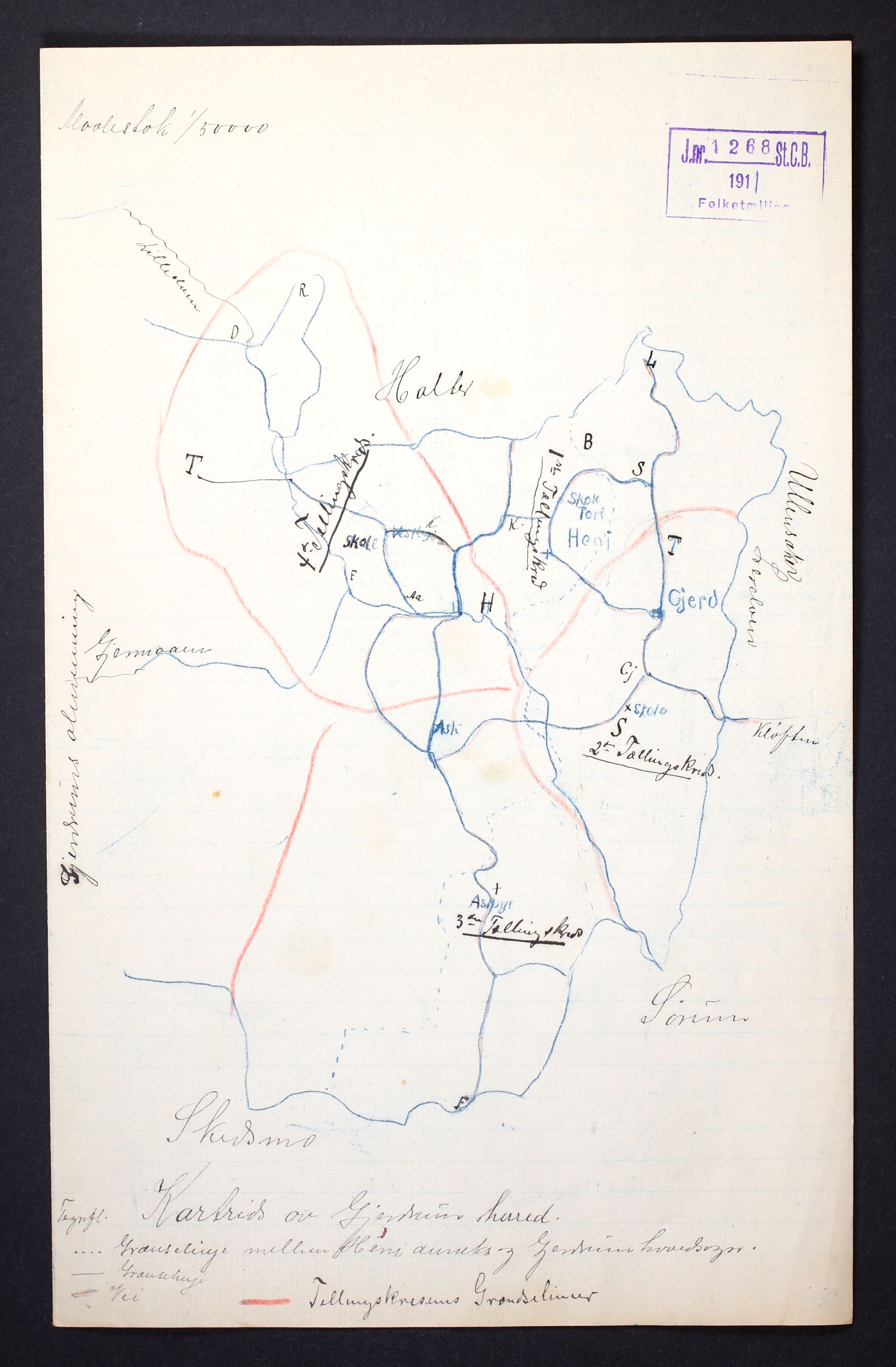 RA, Folketelling 1910 for 0234 Gjerdrum herred, 1910, s. 22