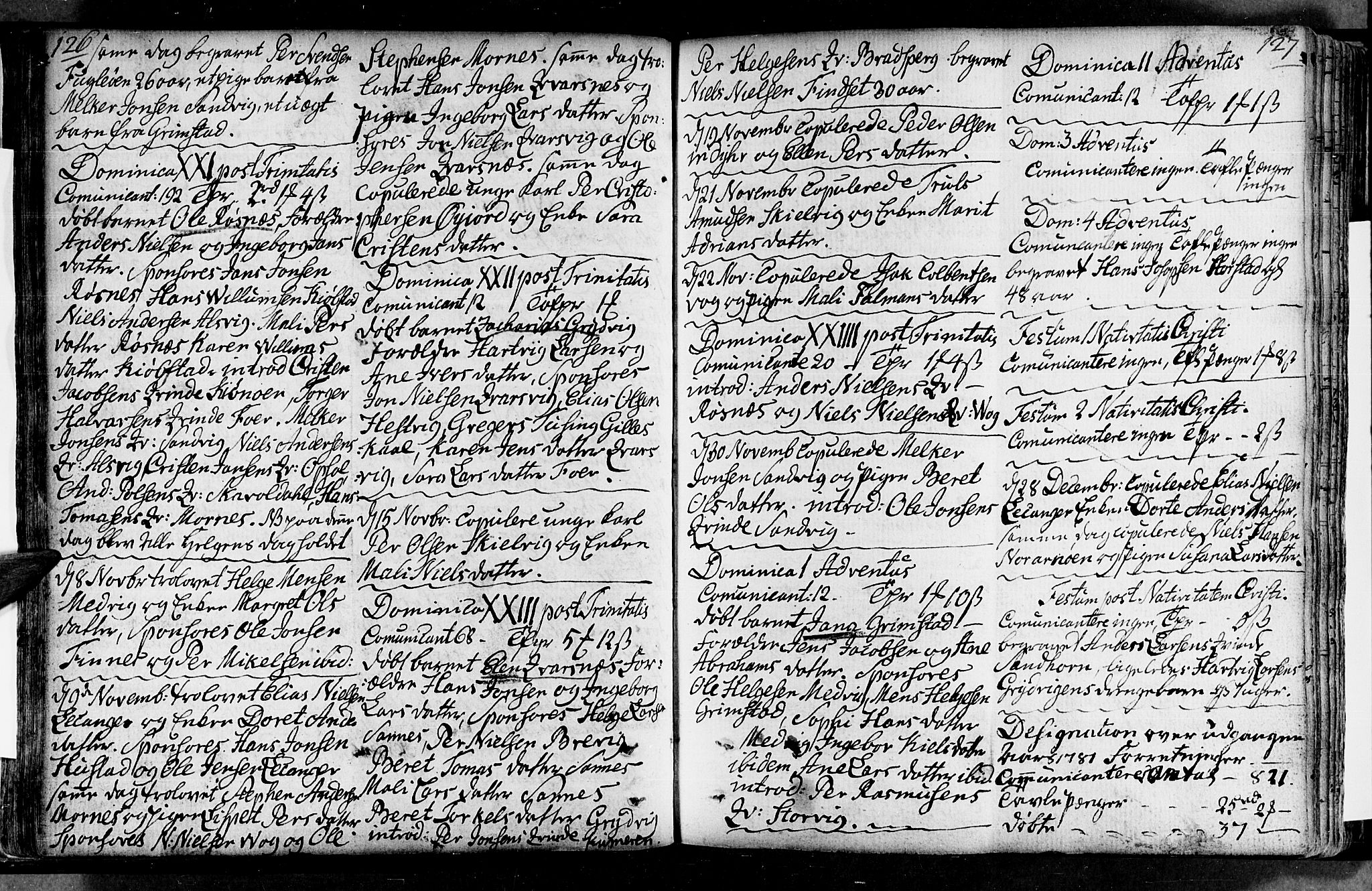 Ministerialprotokoller, klokkerbøker og fødselsregistre - Nordland, AV/SAT-A-1459/805/L0094: Ministerialbok nr. 805A01, 1773-1804, s. 126-127