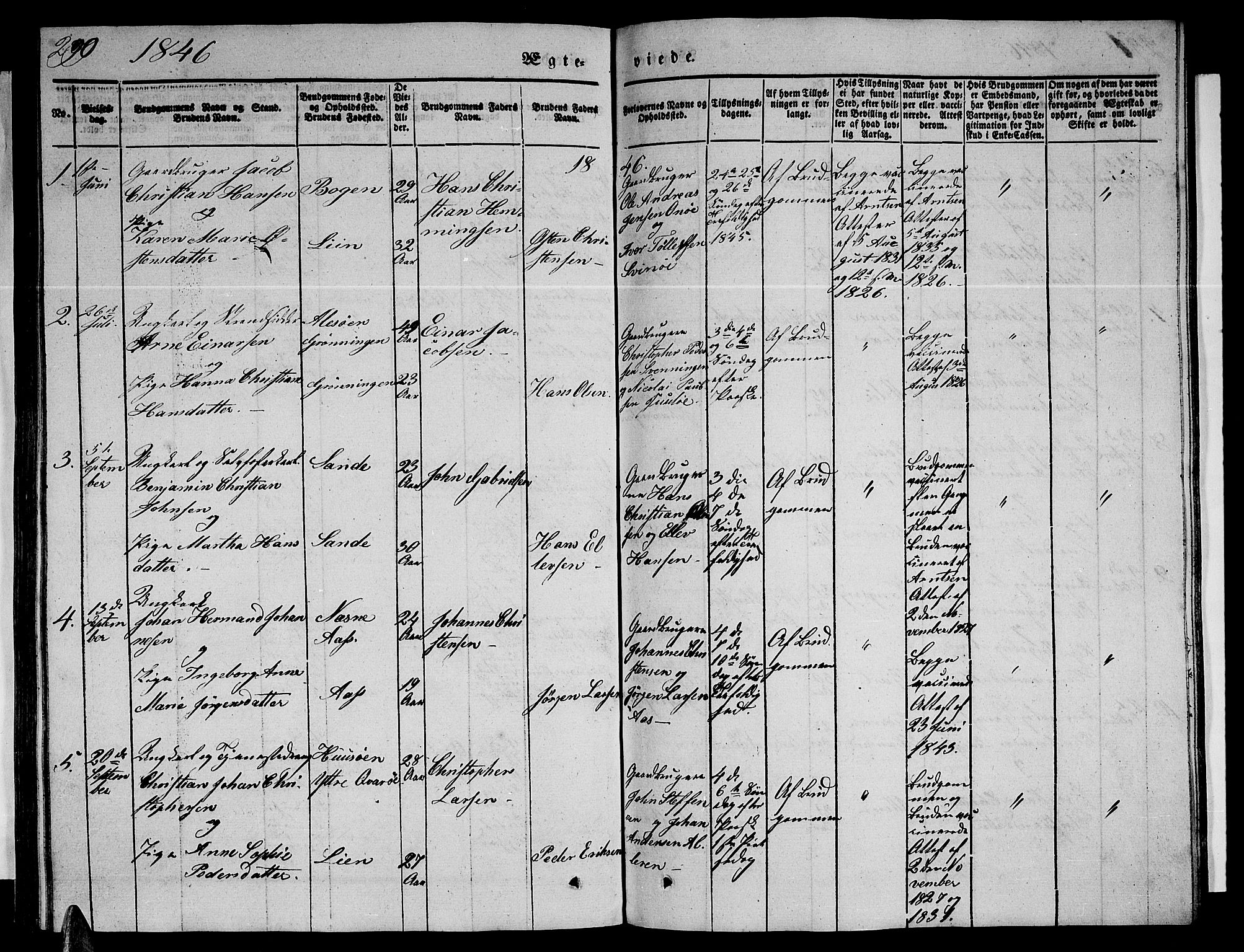 Ministerialprotokoller, klokkerbøker og fødselsregistre - Nordland, AV/SAT-A-1459/839/L0572: Klokkerbok nr. 839C02, 1841-1873, s. 290