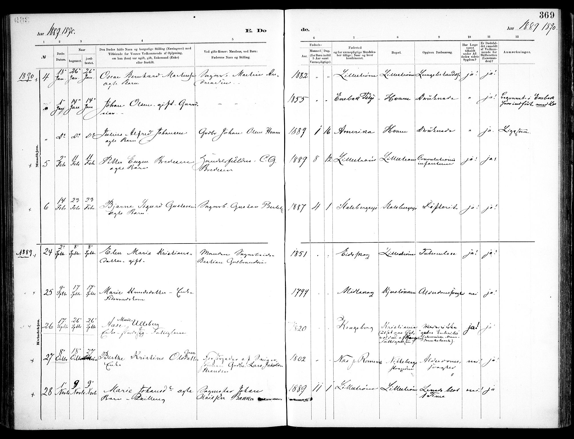 Skedsmo prestekontor Kirkebøker, AV/SAO-A-10033a/F/Fa/L0013: Ministerialbok nr. I 13, 1883-1891, s. 369