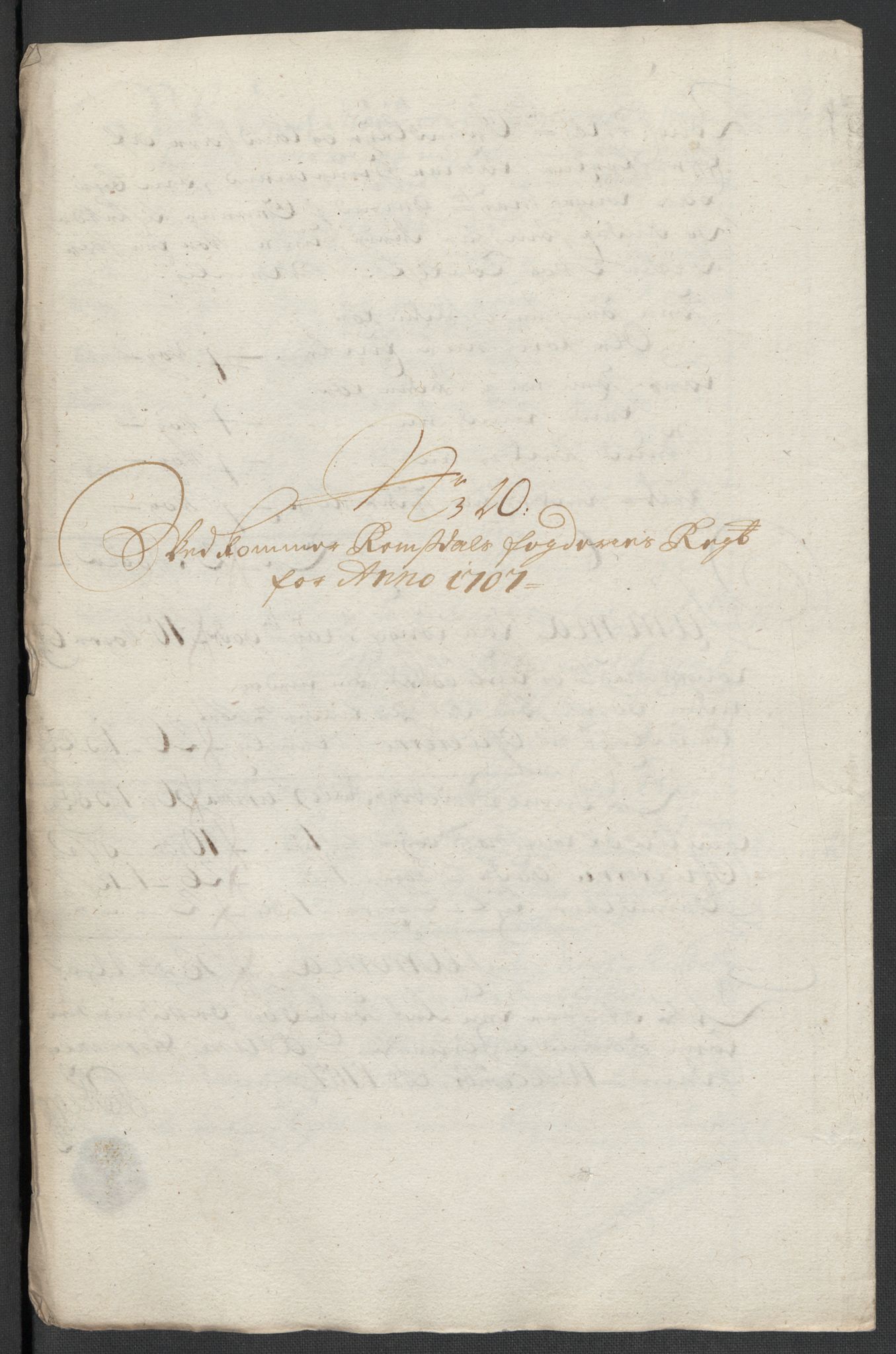 Rentekammeret inntil 1814, Reviderte regnskaper, Fogderegnskap, AV/RA-EA-4092/R55/L3658: Fogderegnskap Romsdal, 1707-1708, s. 99