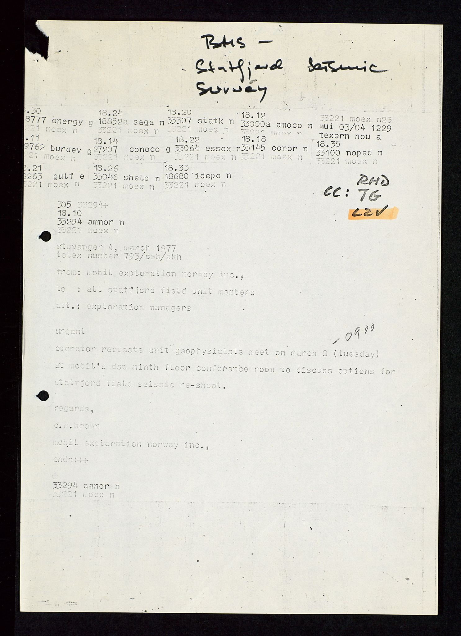 Pa 1578 - Mobil Exploration Norway Incorporated, SAST/A-102024/4/D/Da/L0116: S.E. Smith - Sak og korrespondanse, 1973-1976, s. 270