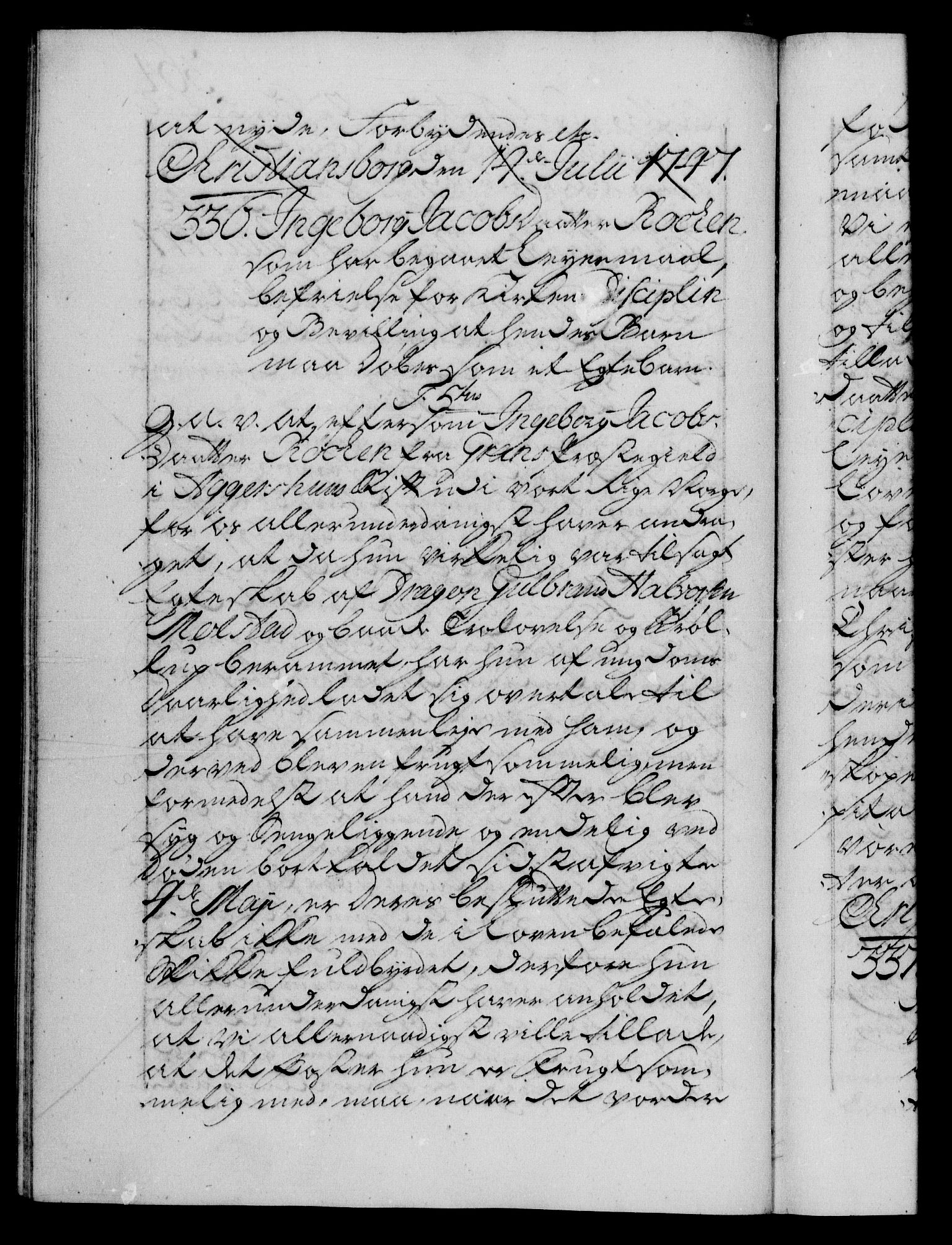 Danske Kanselli 1572-1799, RA/EA-3023/F/Fc/Fca/Fcaa/L0035: Norske registre, 1746-1748, s. 364b