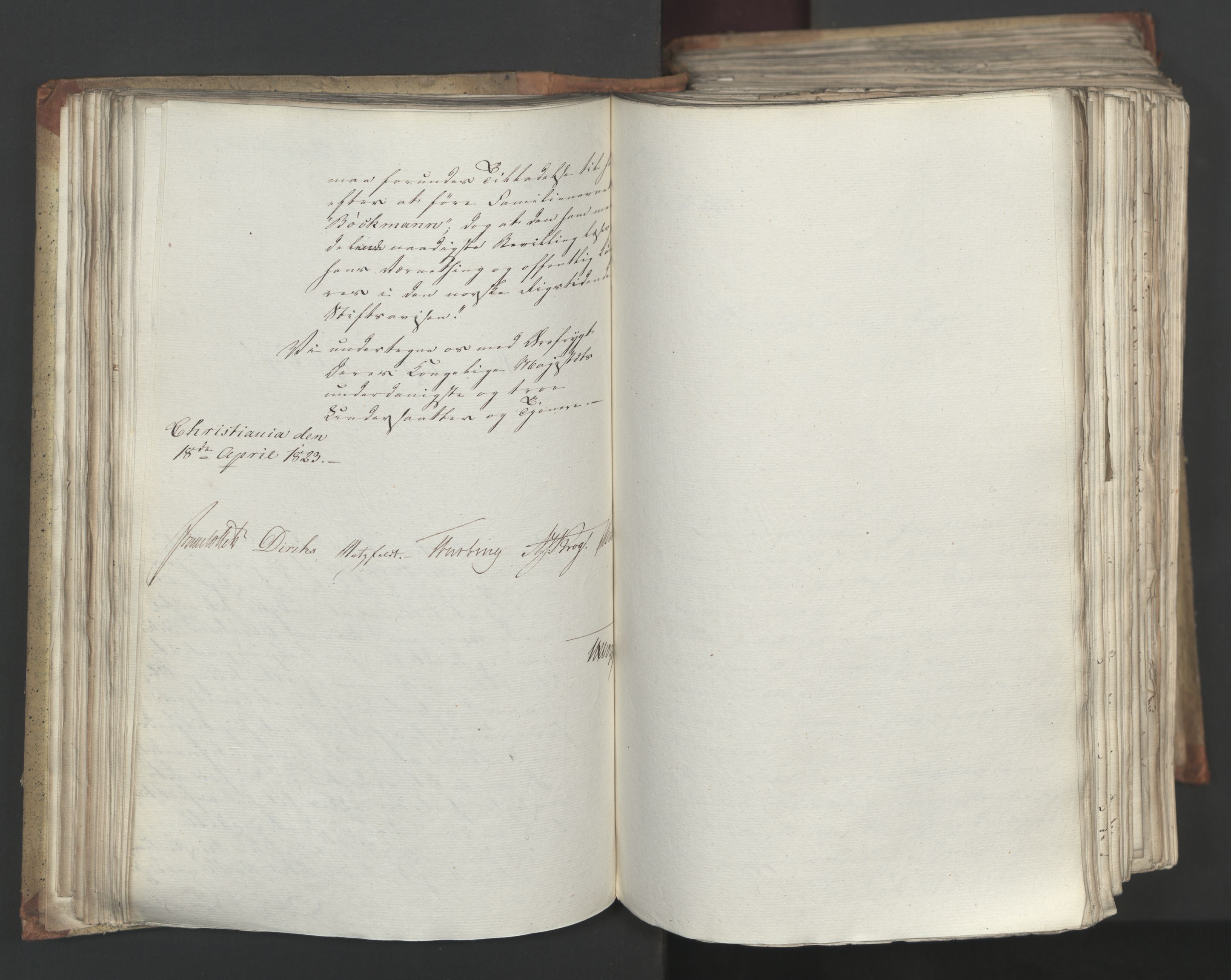 Statsrådsavdelingen i Stockholm, AV/RA-S-1003/D/Da/L0034: Regjeringsinnstillinger nr. 275-540, 1823, s. 121