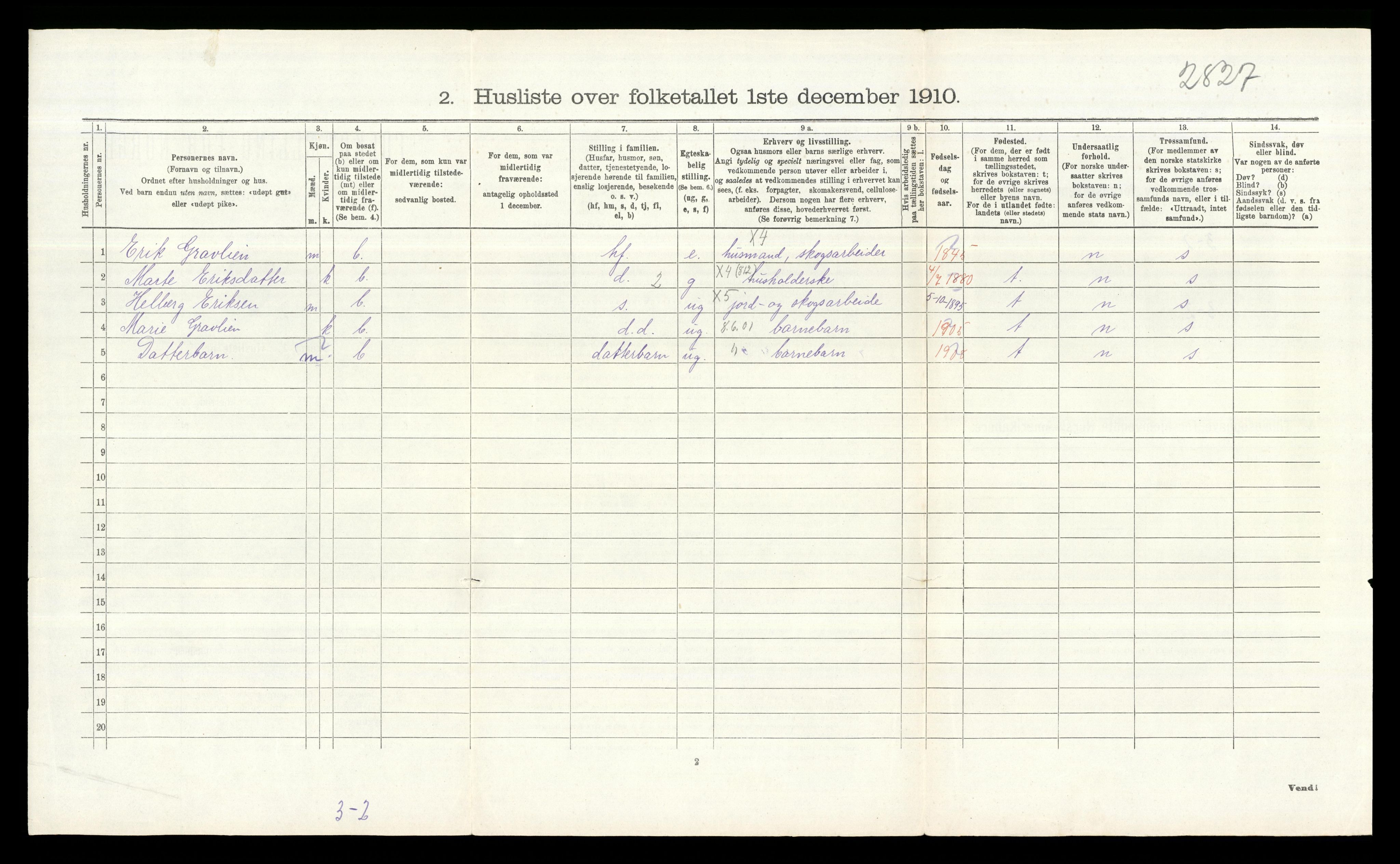 RA, Folketelling 1910 for 0420 Eidskog herred, 1910, s. 1561