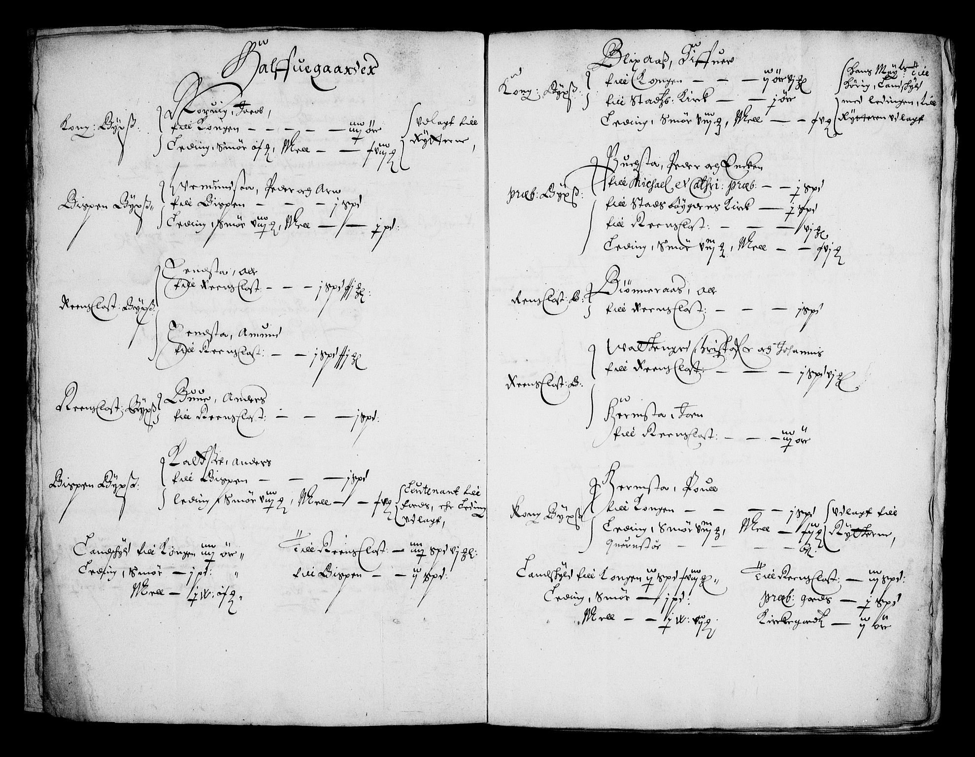 Rentekammeret inntil 1814, Realistisk ordnet avdeling, AV/RA-EA-4070/N/Na/L0002/0002: [XI g]: Trondheims stifts jordebøker: / Fosen fogderi, 1664