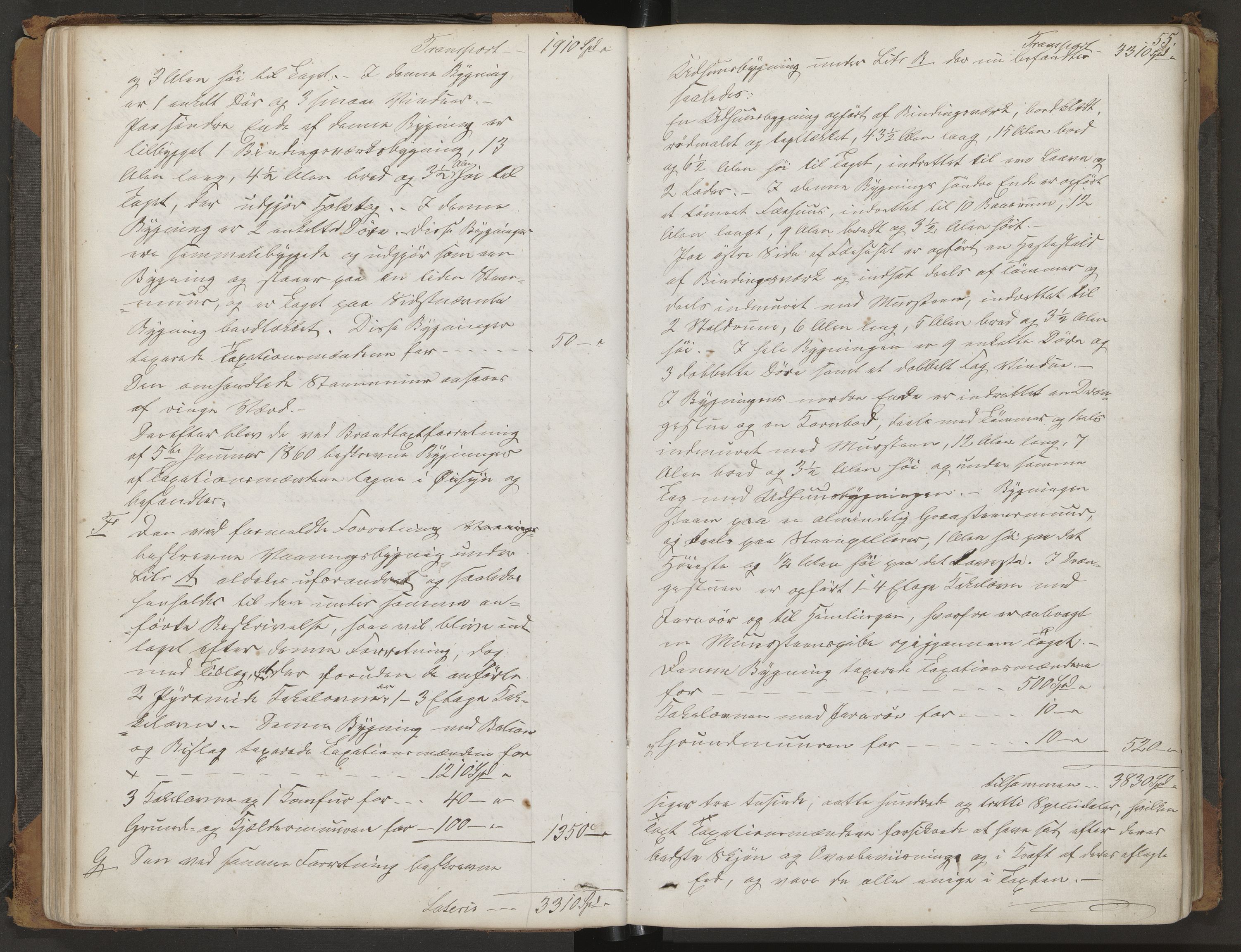Sandar lensmannskontor, AV/SAKO-A-545/Y/Yc/Yca/L0002: Branntakstprotokoll, 1868-1881, s. 55