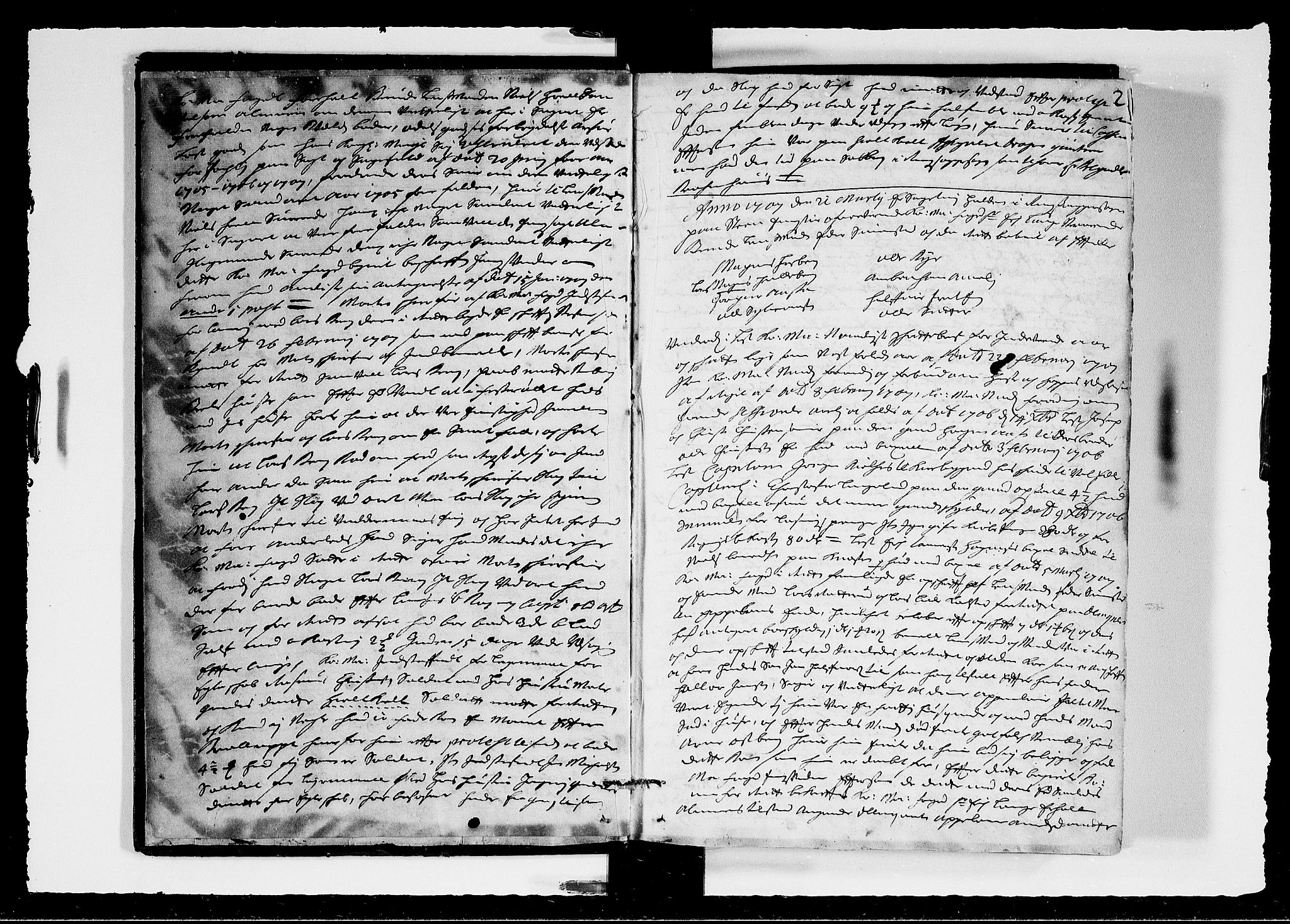 Hedemarken sorenskriveri, SAH/TING-034/G/Gb/L0033: Tingbok, 1707, s. 1b-2a