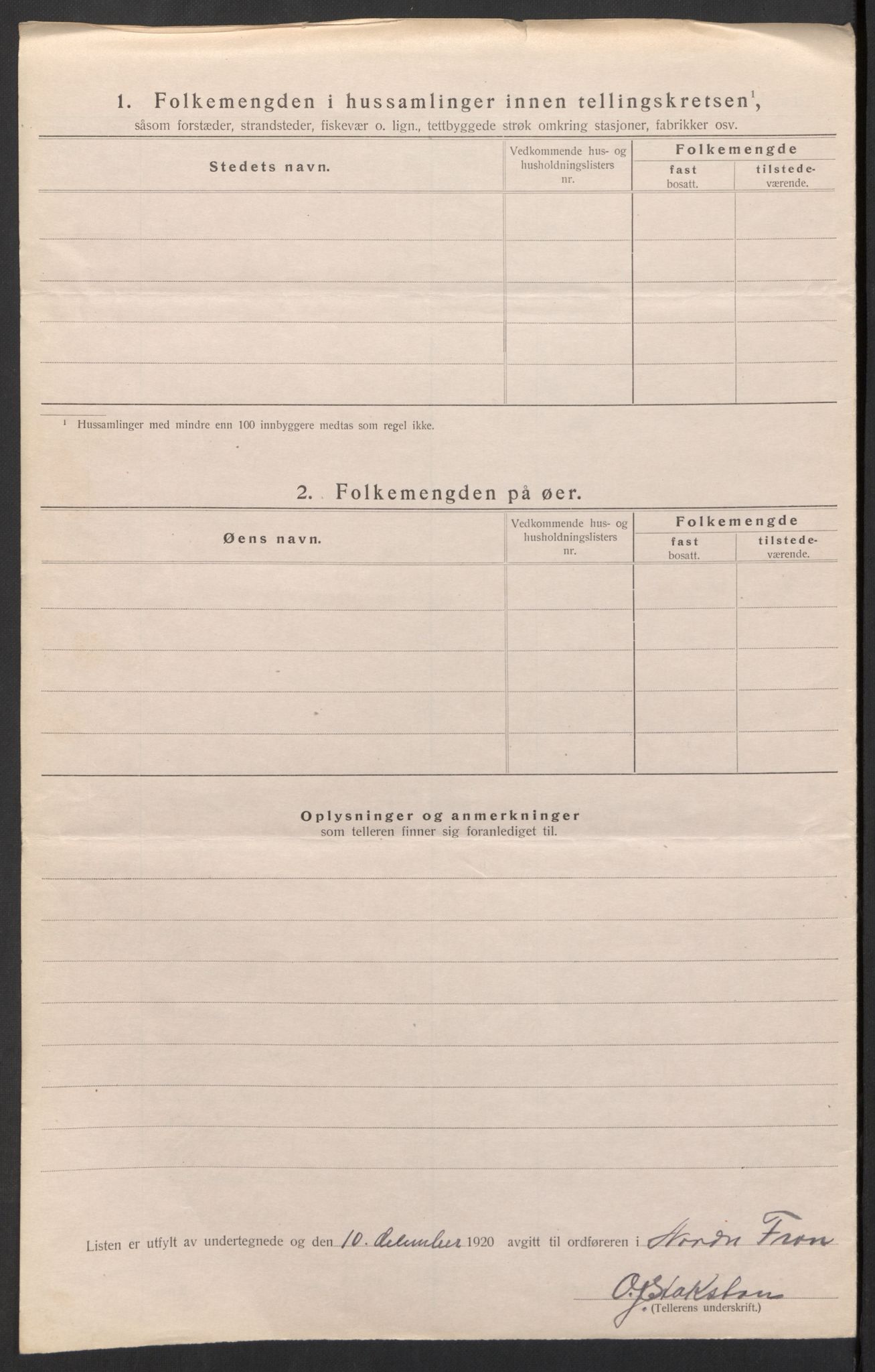 SAH, Folketelling 1920 for 0518 Nord-Fron herred, 1920, s. 41