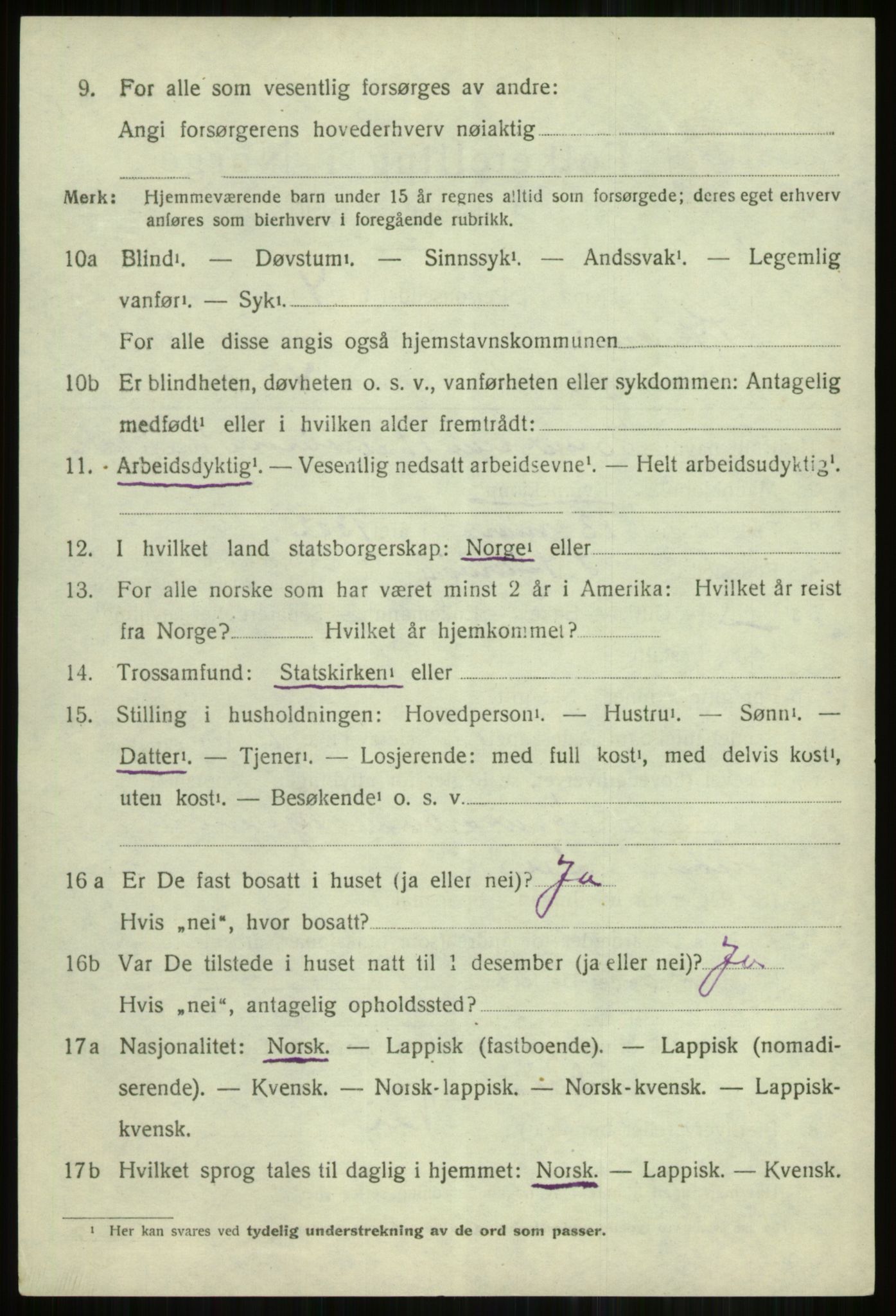 SATØ, Folketelling 1920 for 1941 Skjervøy herred, 1920, s. 1498