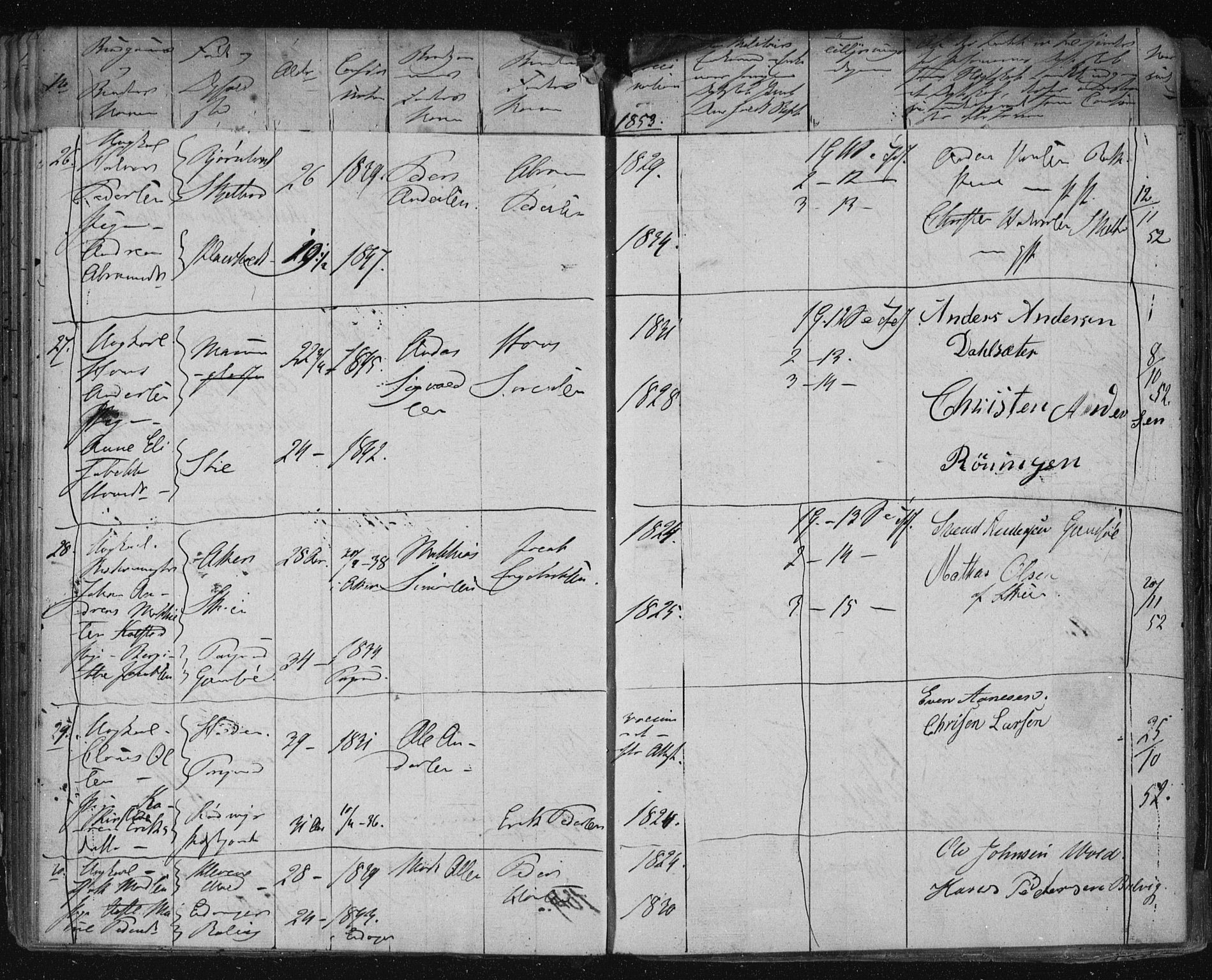 Solum kirkebøker, AV/SAKO-A-306/H/Ha/L0001: Lysningsprotokoll nr. I 1, 1846-1879