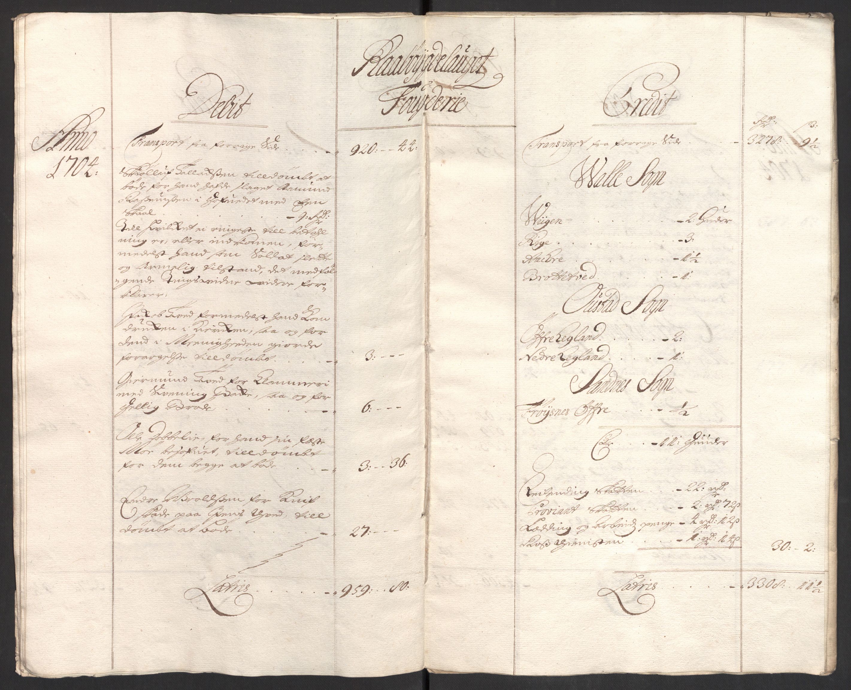 Rentekammeret inntil 1814, Reviderte regnskaper, Fogderegnskap, RA/EA-4092/R40/L2447: Fogderegnskap Råbyggelag, 1703-1705, s. 225