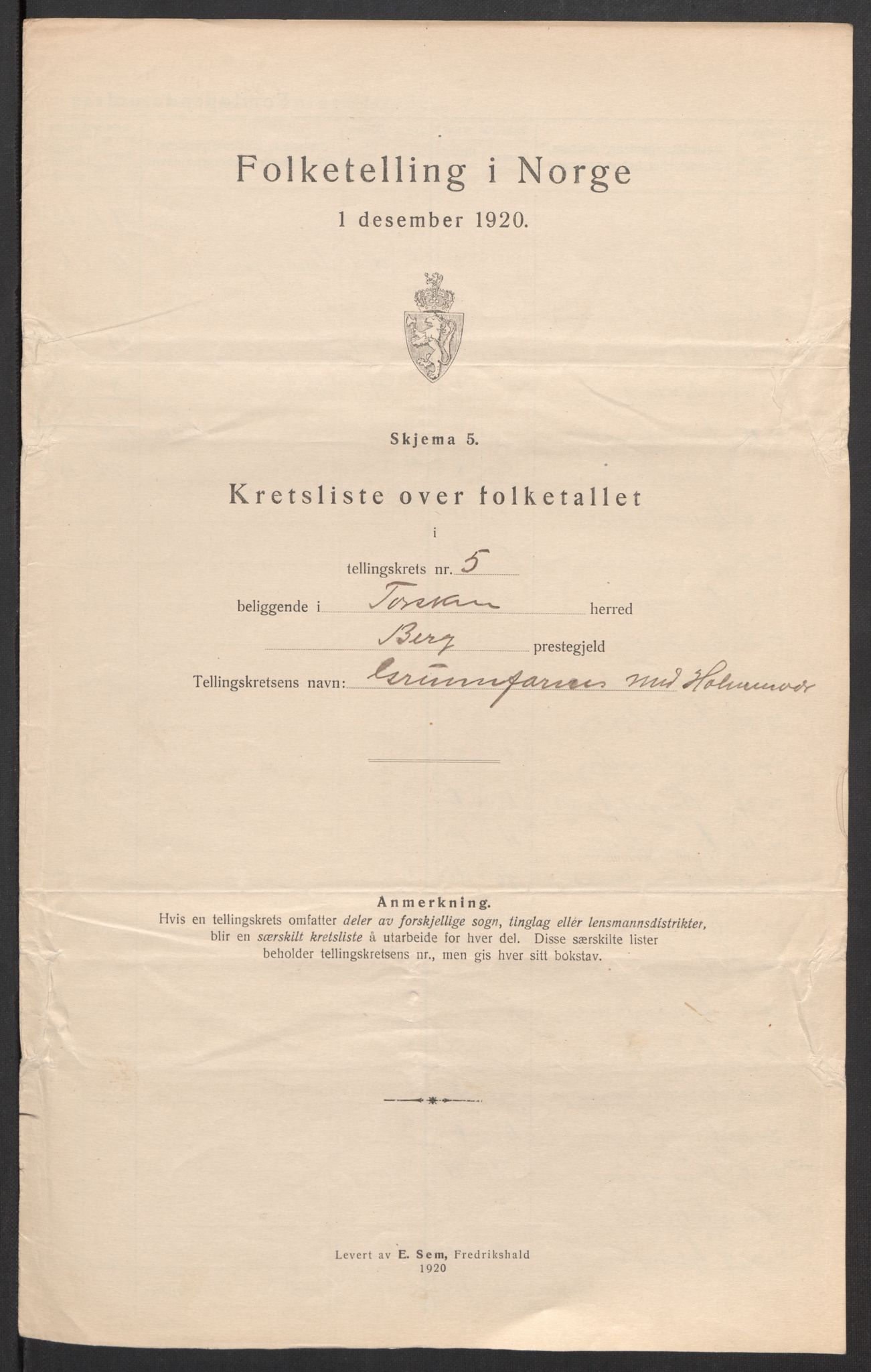 SATØ, Folketelling 1920 for 1928 Torsken herred, 1920, s. 19
