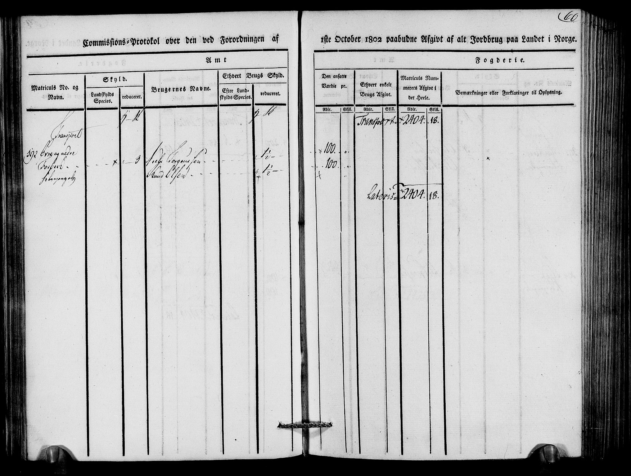 Rentekammeret inntil 1814, Realistisk ordnet avdeling, RA/EA-4070/N/Ne/Nea/L0079: Nedenes fogderi. Kommisjonsprotokoll "Nr. 2", for Strengereid skipreide, 1803, s. 61