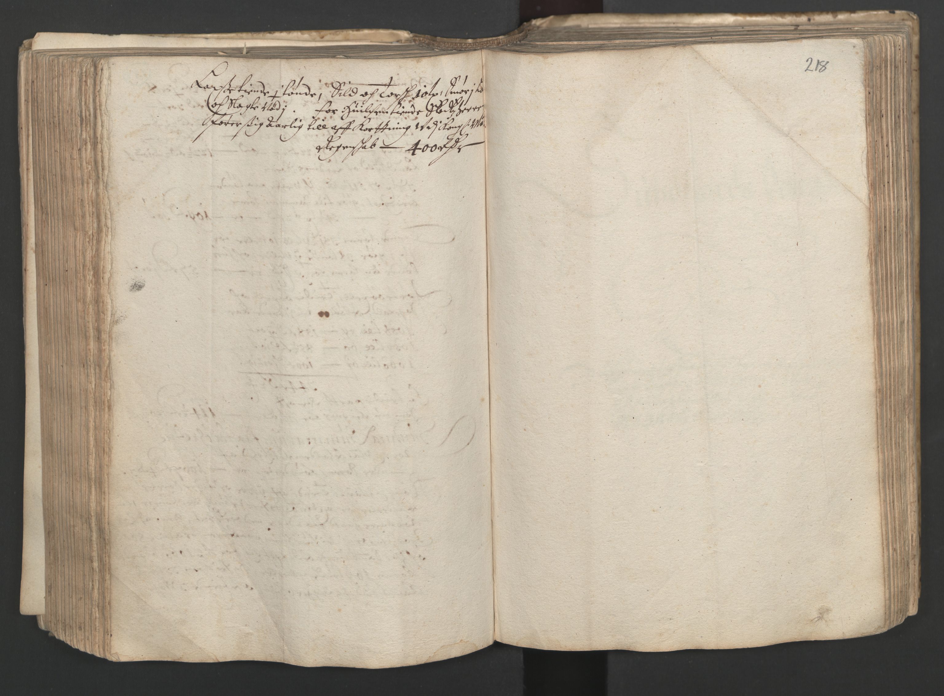 Rentekammeret inntil 1814, Realistisk ordnet avdeling, RA/EA-4070/L/L0025/0001: Bergen lagdømme: / [B]: Kronens jordebok. Nordhordland, Sunnhordland, Ytre Sogn, Indre Sogn, Sunnfjord, Nordfjord, Sunnmøre, Hardanger med Halsnøy kloster, Lyse kloster, Apostelgodset, Munkeliv og St. Hans kloster, Alle helgen gods, Lagstolen gods, Ove Jenssøns gods på Voss, 1661, s. 217b-218a