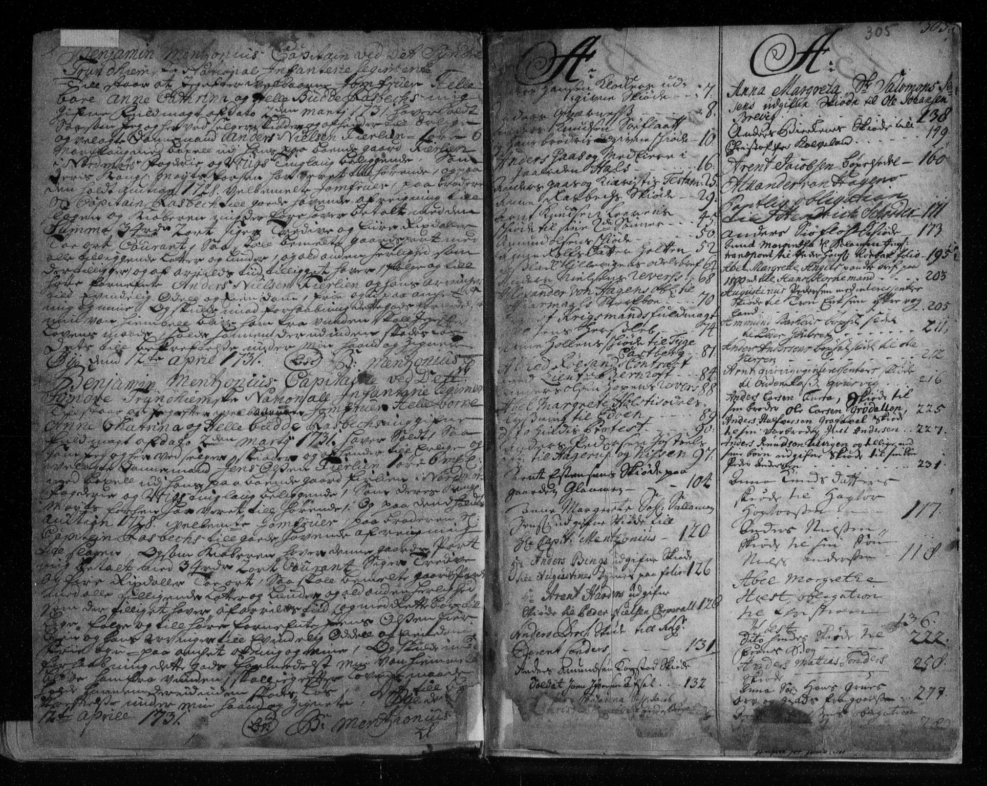 Nordmøre sorenskriveri, SAT/A-4132/1/2/2Ca/L0002: Pantebok nr. B, 1712-1731, s. 305