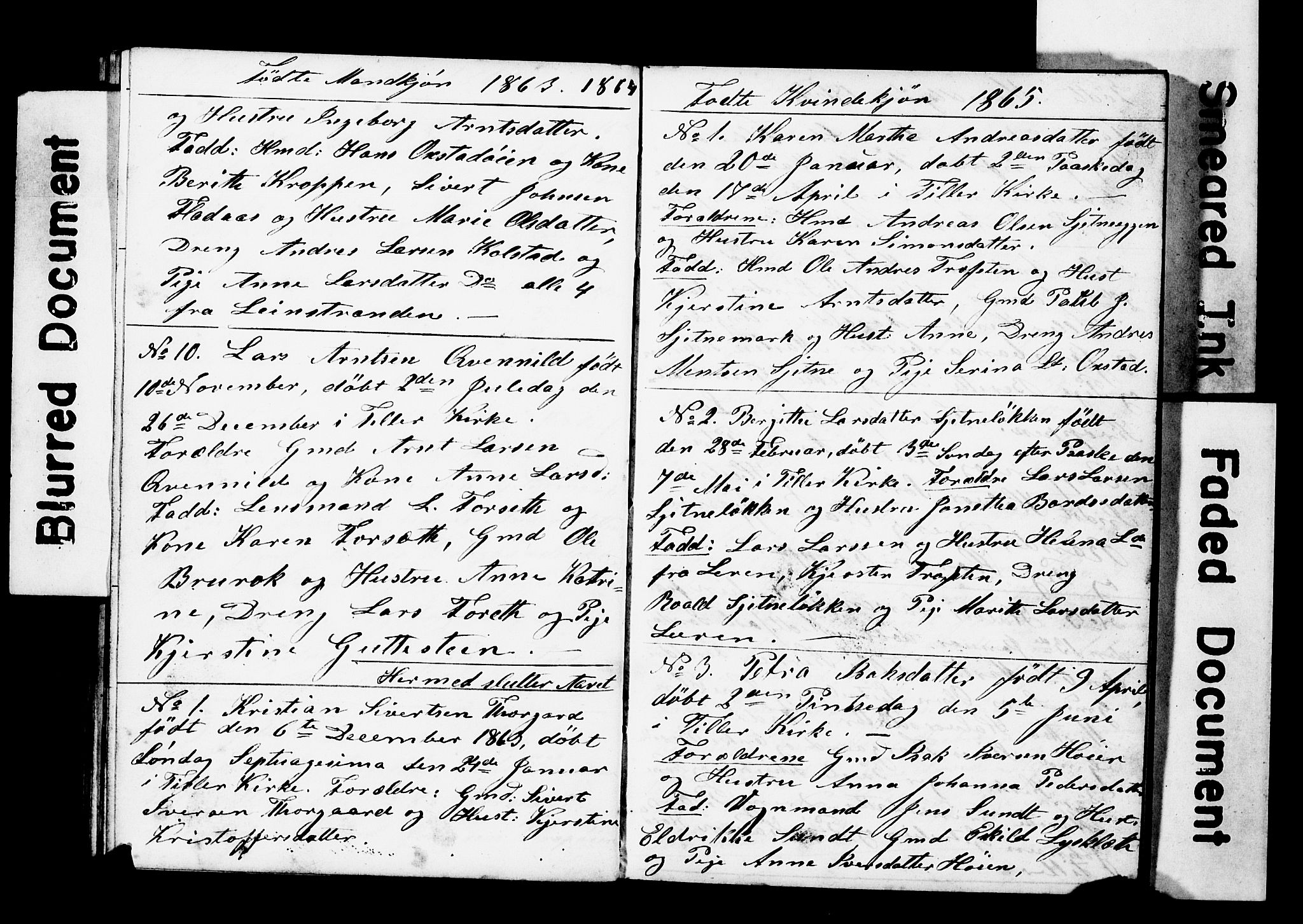 Ministerialprotokoller, klokkerbøker og fødselsregistre - Sør-Trøndelag, AV/SAT-A-1456/621/L0461: Klokkerbok nr. 621C04, 1849-1865