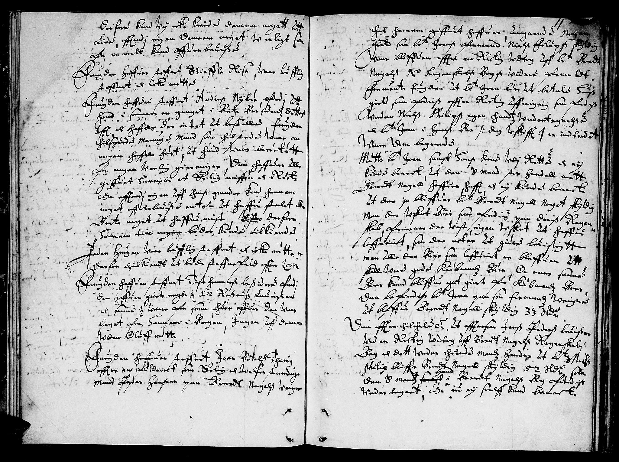 Nordfjord sorenskriveri, SAB/A-2801/01/01a/L0006: Tingbøker (Justisprotokoller), 1657-1659, s. 10b-11a
