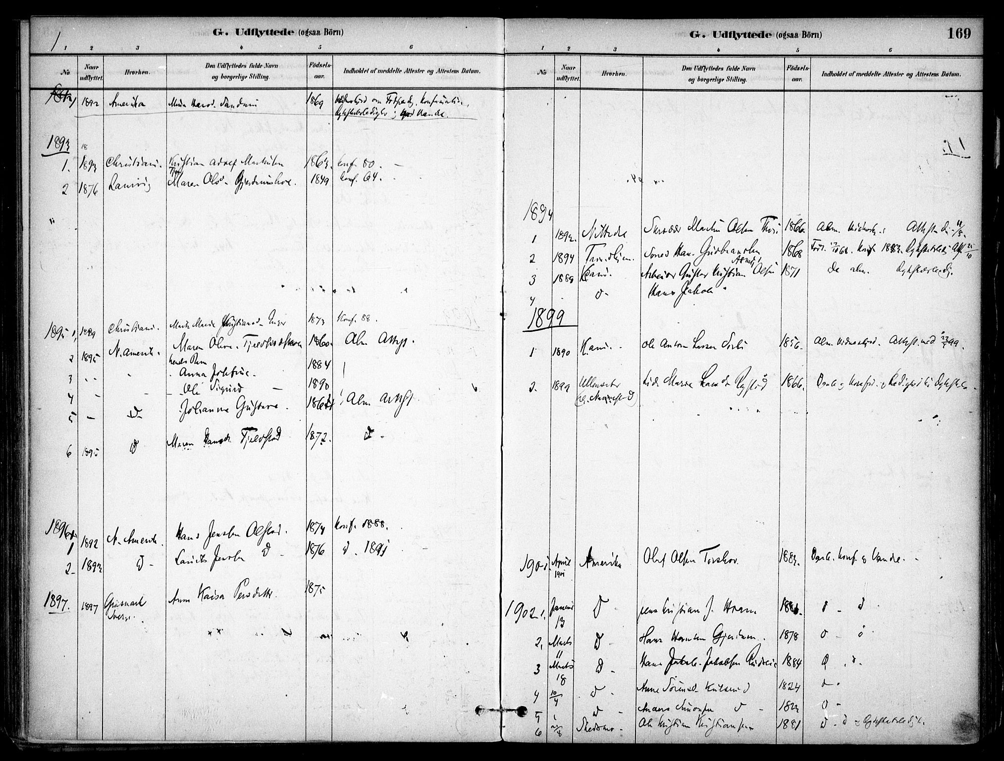 Gjerdrum prestekontor Kirkebøker, AV/SAO-A-10412b/F/Fa/L0009: Ministerialbok nr. I 9, 1881-1916, s. 169