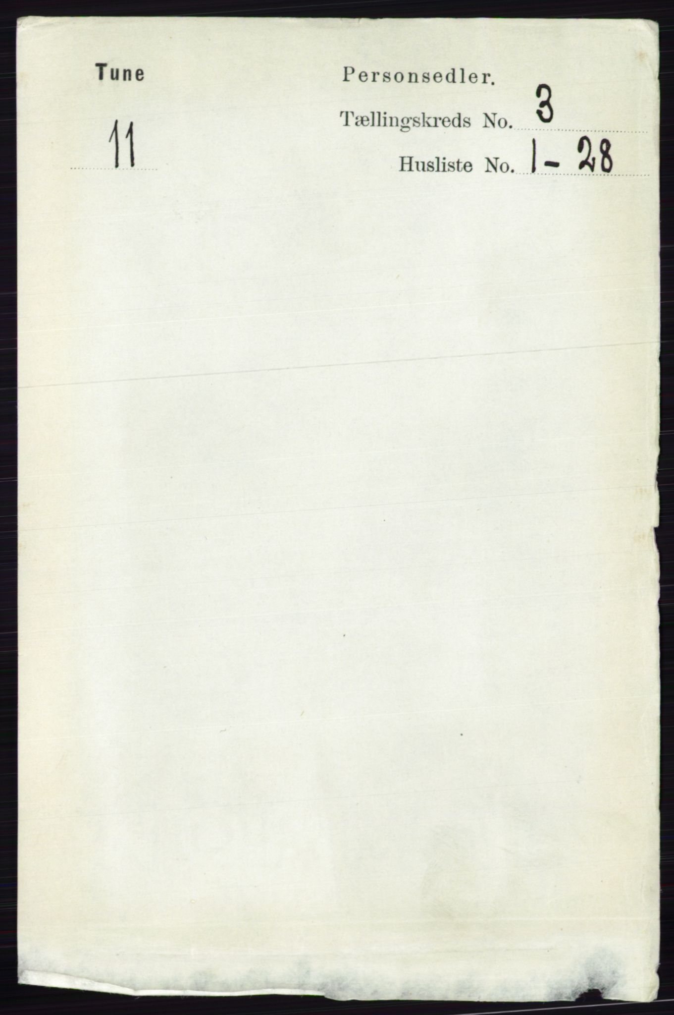 RA, Folketelling 1891 for 0130 Tune herred, 1891, s. 1484