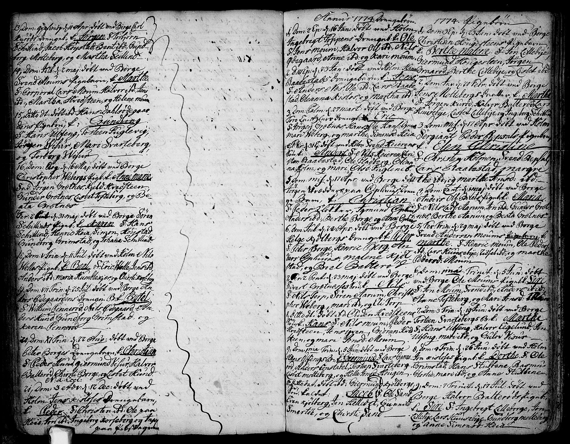 Borge prestekontor Kirkebøker, SAO/A-10903/F/Fa/L0001: Ministerialbok nr. I 1, 1723-1792