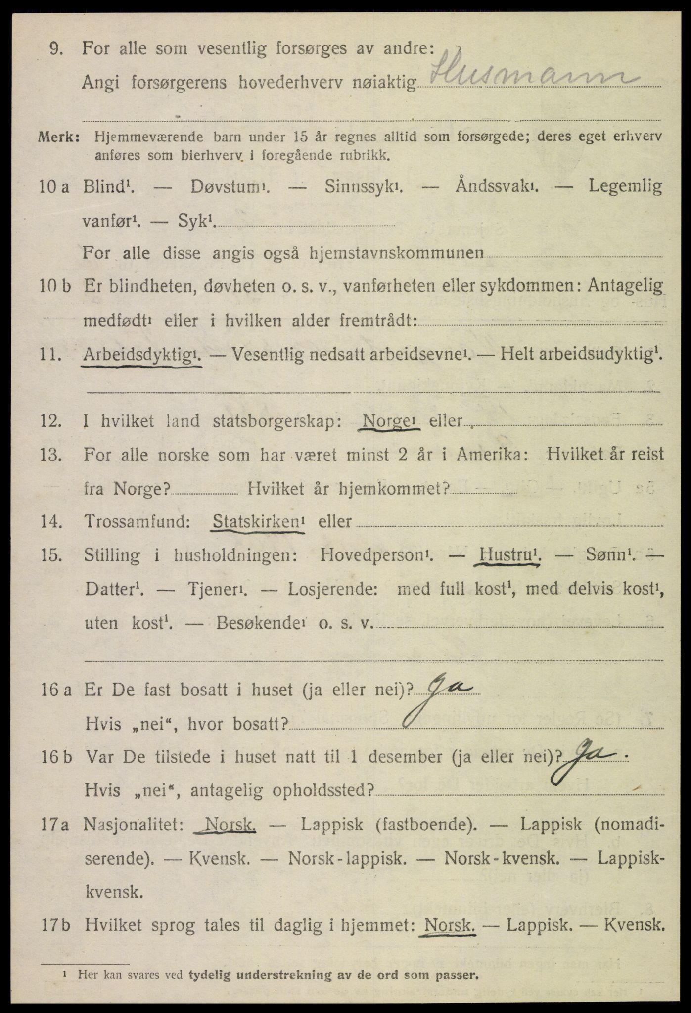 SAT, Folketelling 1920 for 1736 Snåsa herred, 1920, s. 2917