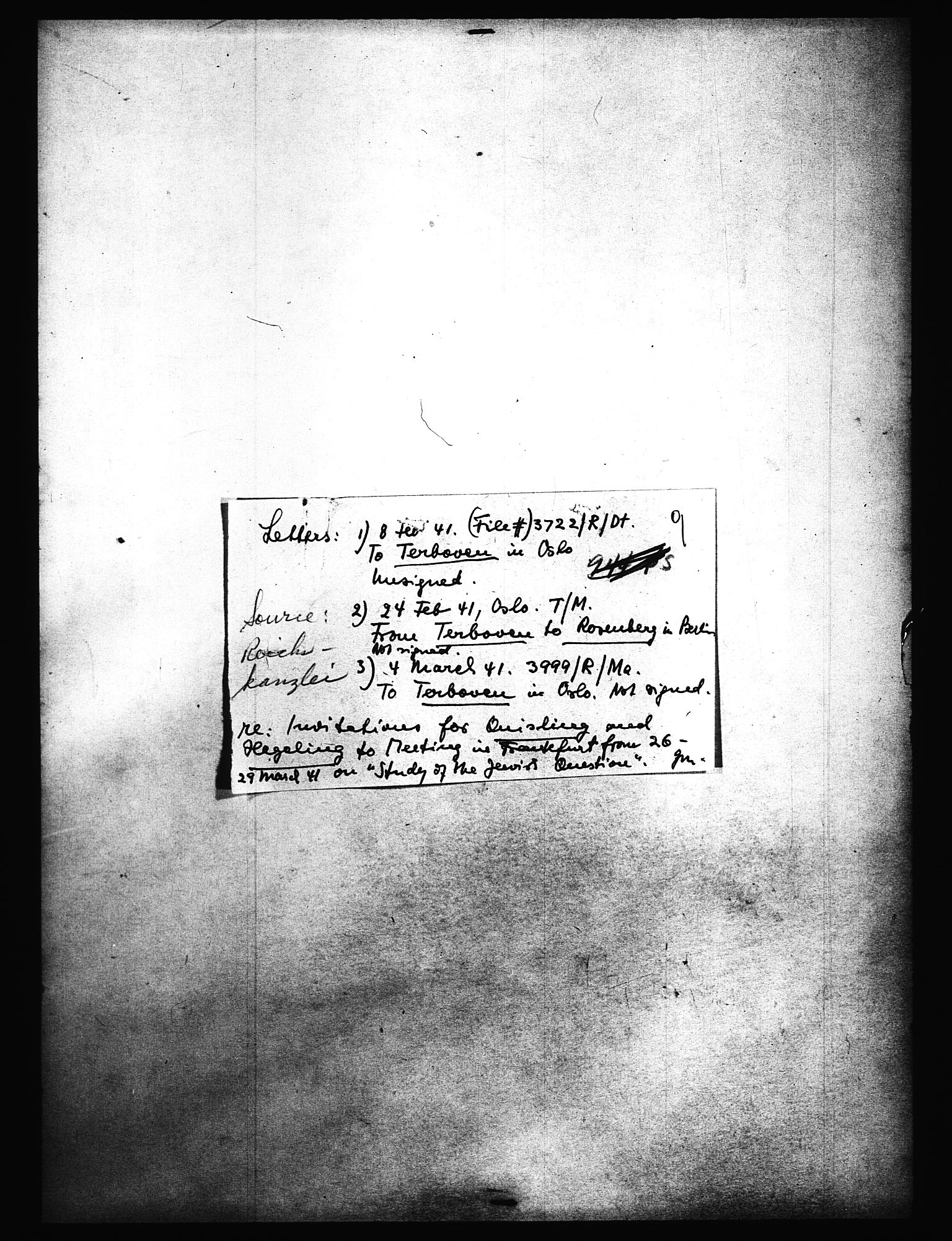 Documents Section, AV/RA-RAFA-2200/V/L0091: Amerikansk mikrofilm "Captured German Documents".
Box No. 953.  FKA jnr. 59/1955., 1935-1942, s. 559