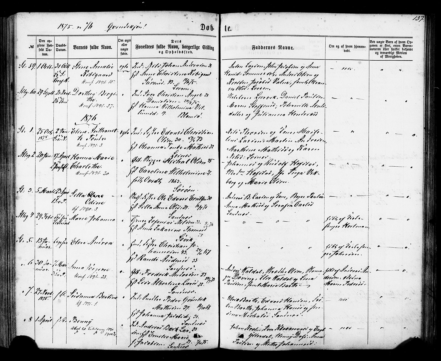Ministerialprotokoller, klokkerbøker og fødselsregistre - Nordland, AV/SAT-A-1459/830/L0449: Ministerialbok nr. 830A13, 1866-1886, s. 137