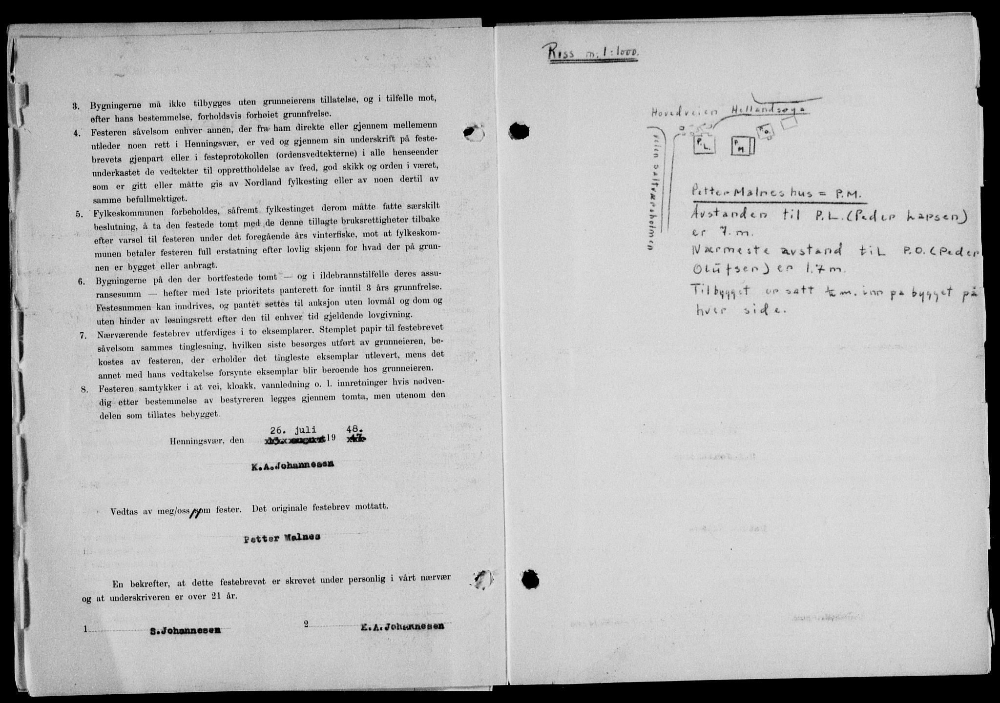 Lofoten sorenskriveri, SAT/A-0017/1/2/2C/L0018a: Pantebok nr. 18a, 1948-1948, Dagboknr: 1669/1948