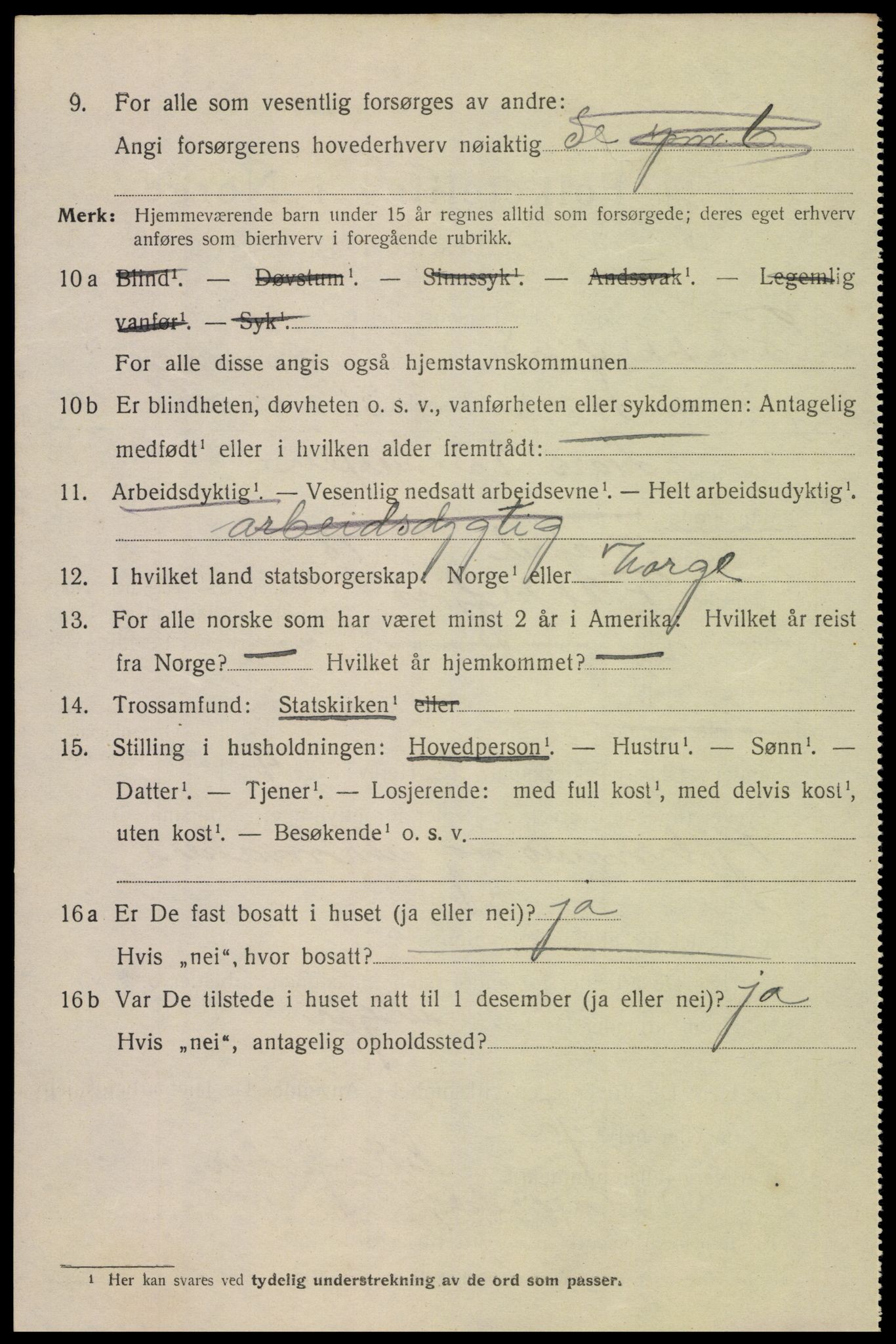 SAK, Folketelling 1920 for 1004 Flekkefjord kjøpstad, 1920, s. 3821