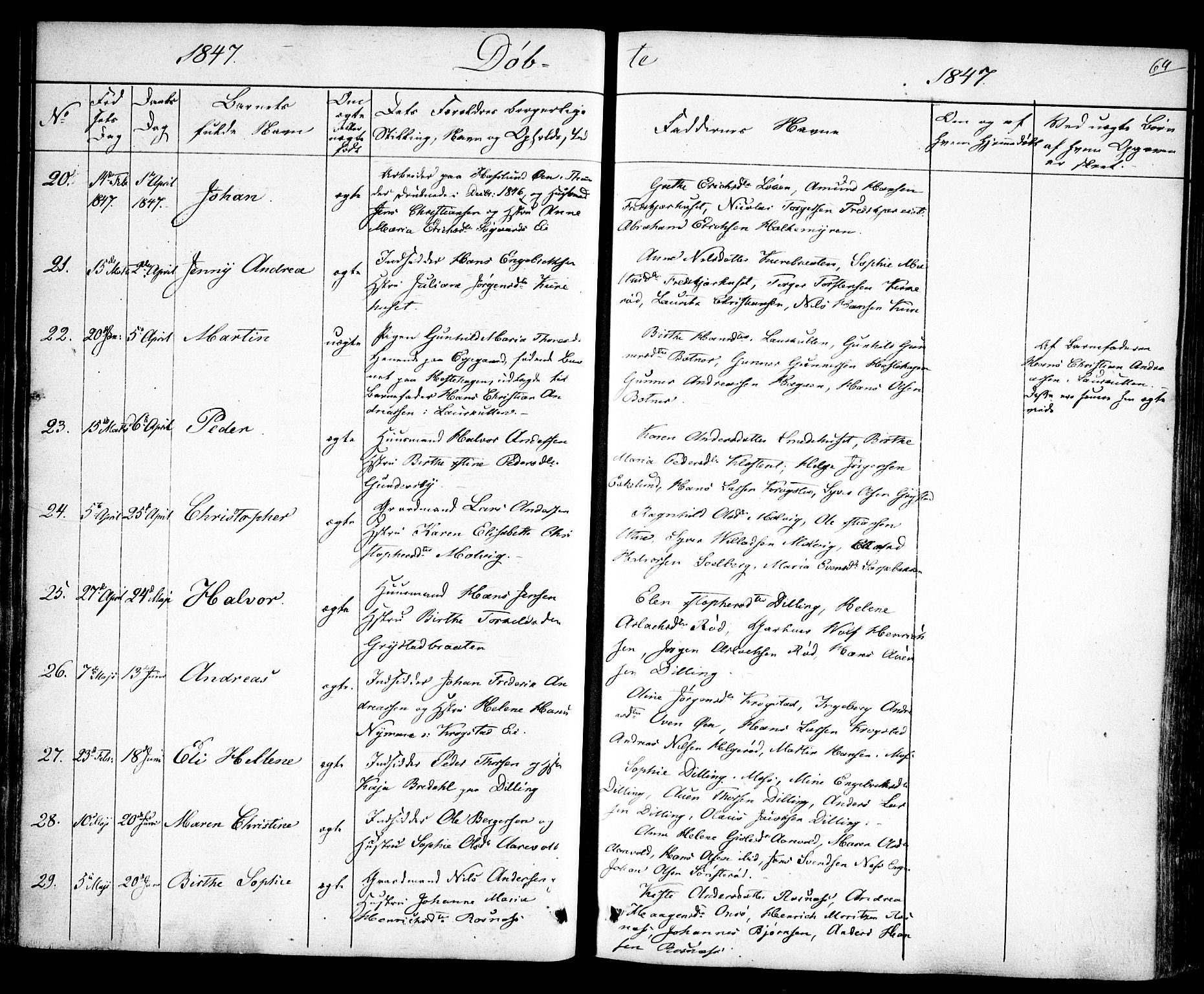 Rygge prestekontor Kirkebøker, AV/SAO-A-10084b/F/Fa/L0004: Ministerialbok nr. 4, 1836-1851, s. 64