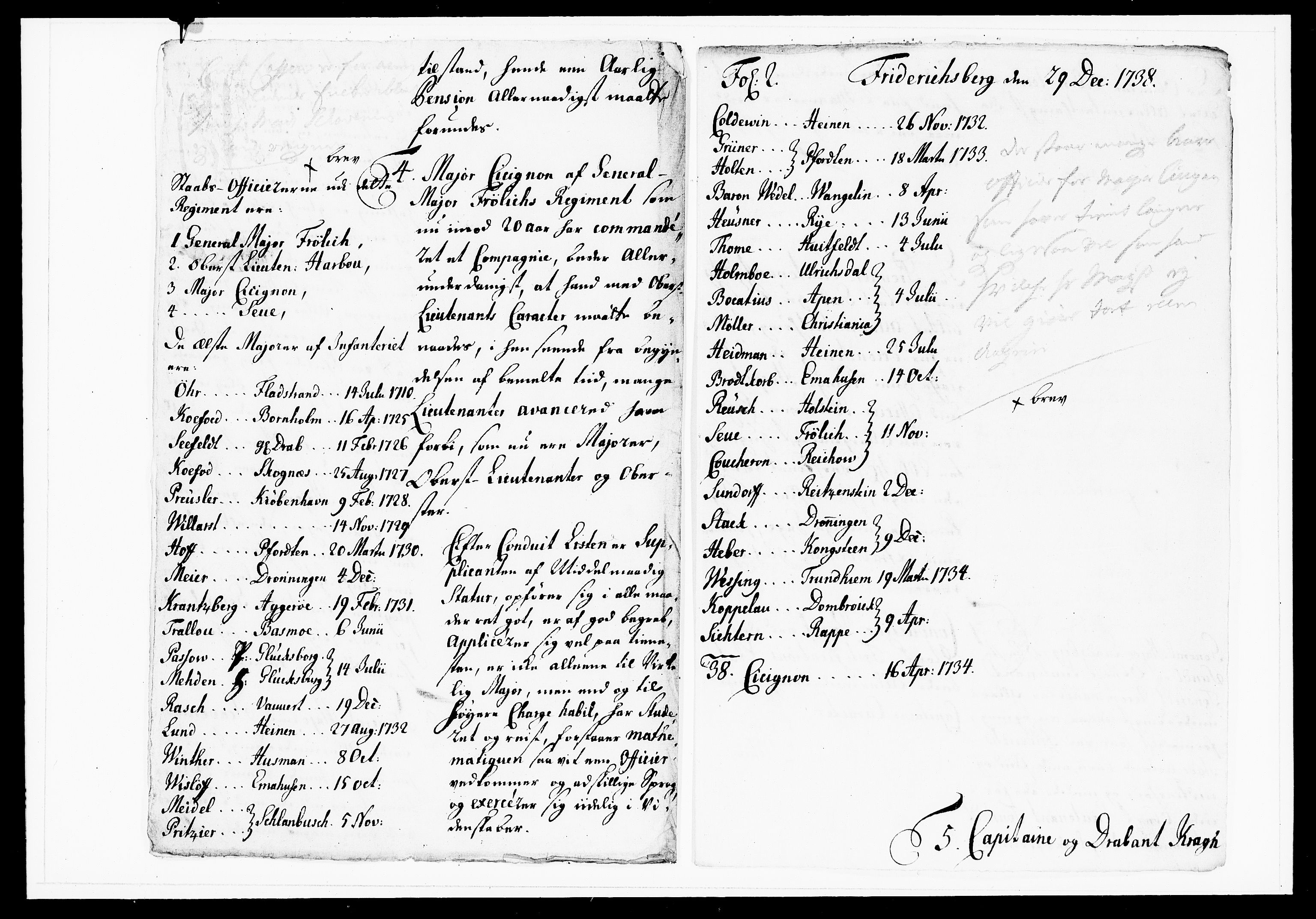 Krigskollegiet, Krigskancelliet, DRA/A-0006/-/1143-1150: Refererede sager, 1738, s. 574
