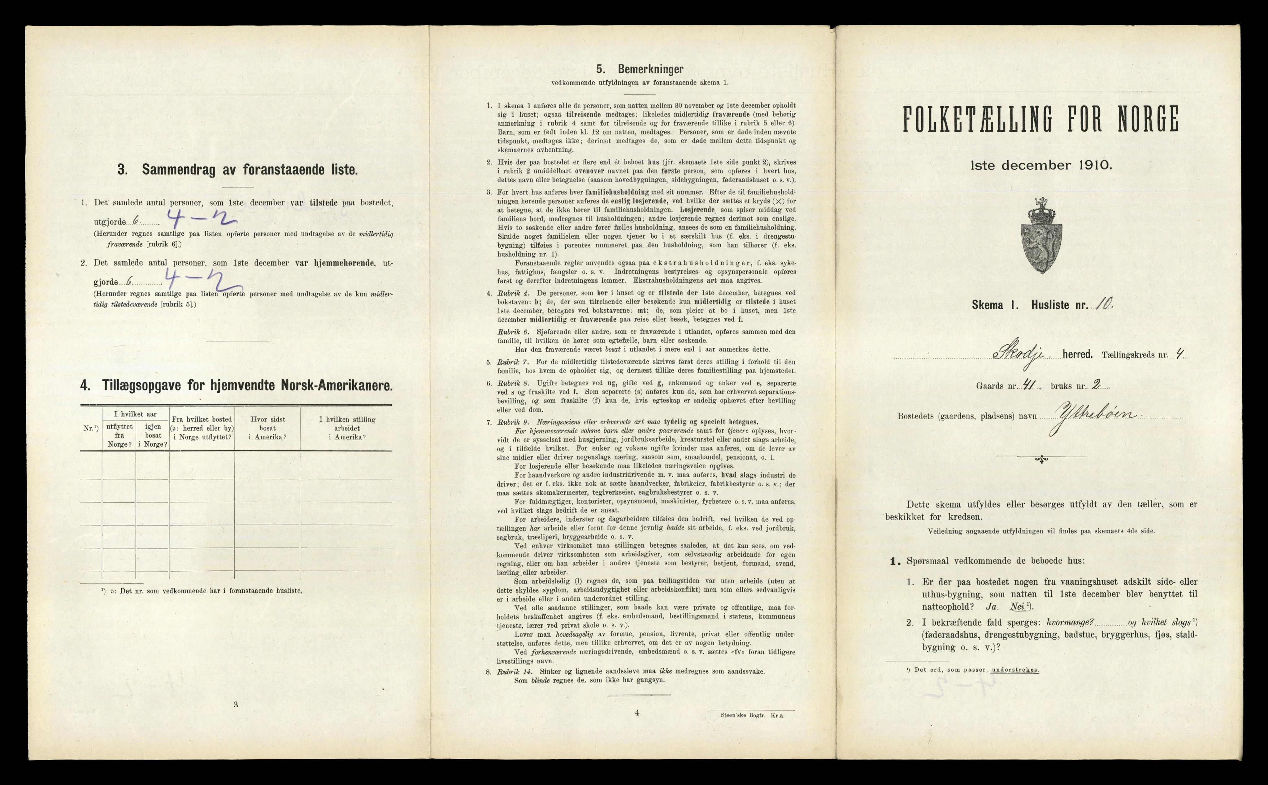 RA, Folketelling 1910 for 1529 Skodje herred, 1910, s. 203