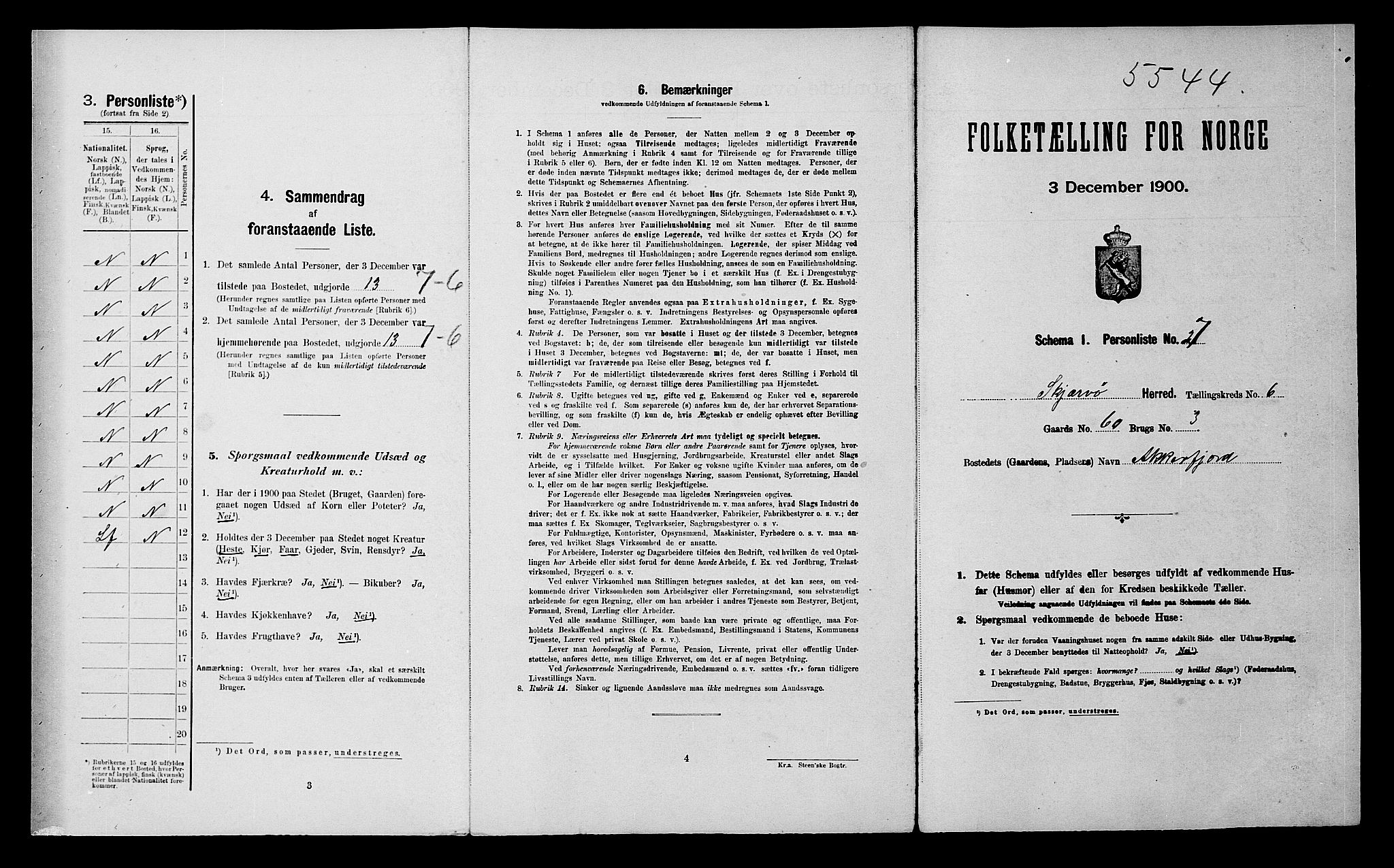 SATØ, Folketelling 1900 for 1941 Skjervøy herred, 1900, s. 592