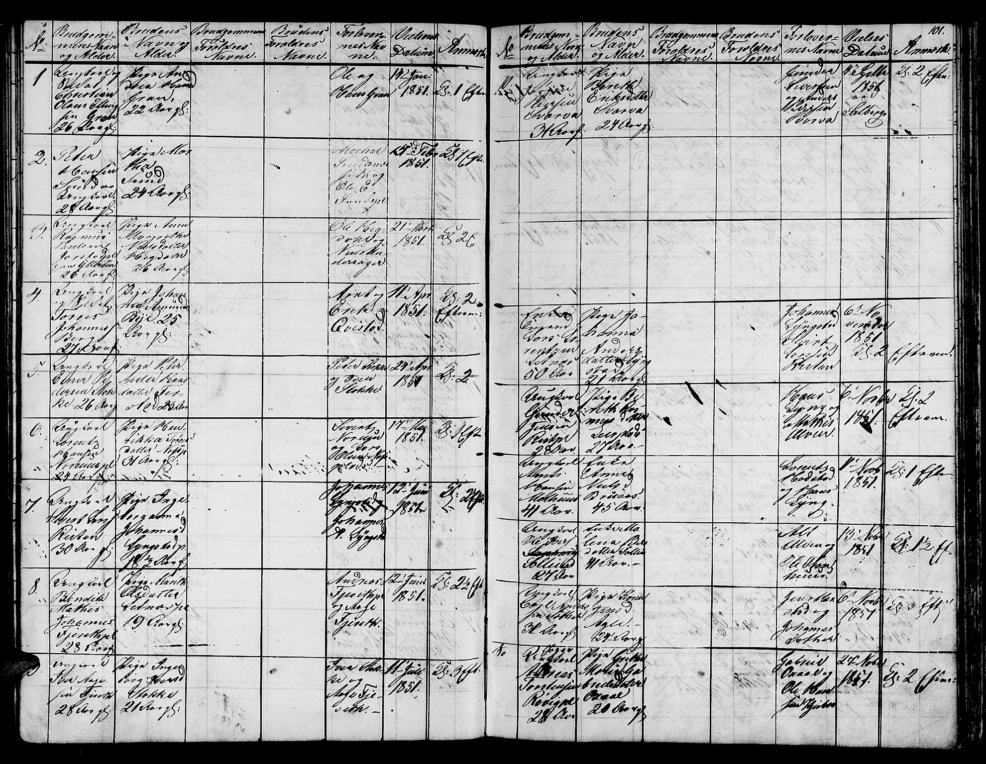 Ministerialprotokoller, klokkerbøker og fødselsregistre - Nord-Trøndelag, SAT/A-1458/730/L0299: Klokkerbok nr. 730C02, 1849-1871, s. 101