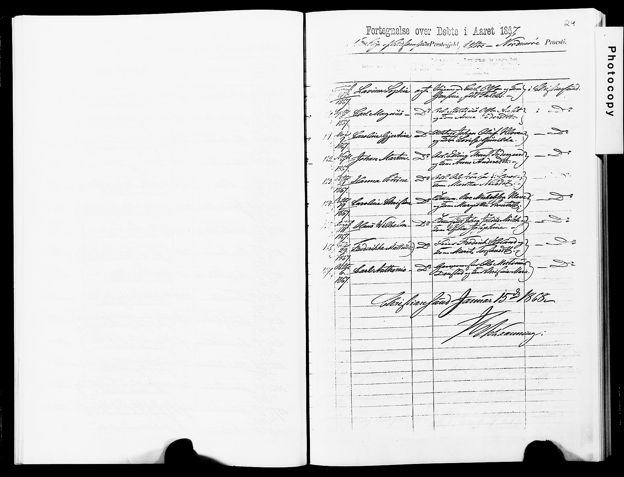 Ministerialprotokoller, klokkerbøker og fødselsregistre - Møre og Romsdal, AV/SAT-A-1454/572/L0857: Ministerialbok nr. 572D01, 1866-1872, s. 24
