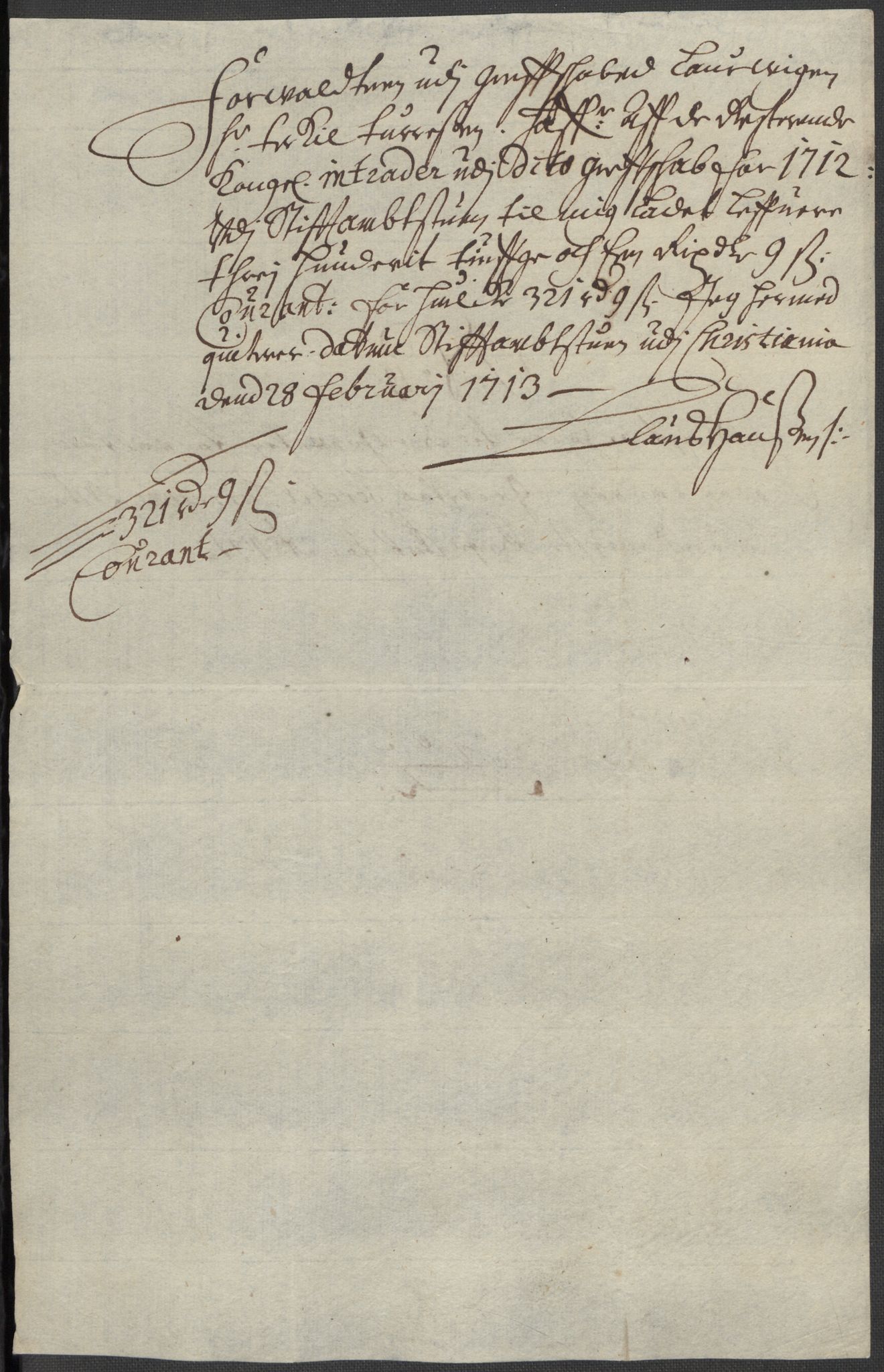 Rentekammeret inntil 1814, Reviderte regnskaper, Fogderegnskap, RA/EA-4092/R33/L1984: Fogderegnskap Larvik grevskap, 1712, s. 223