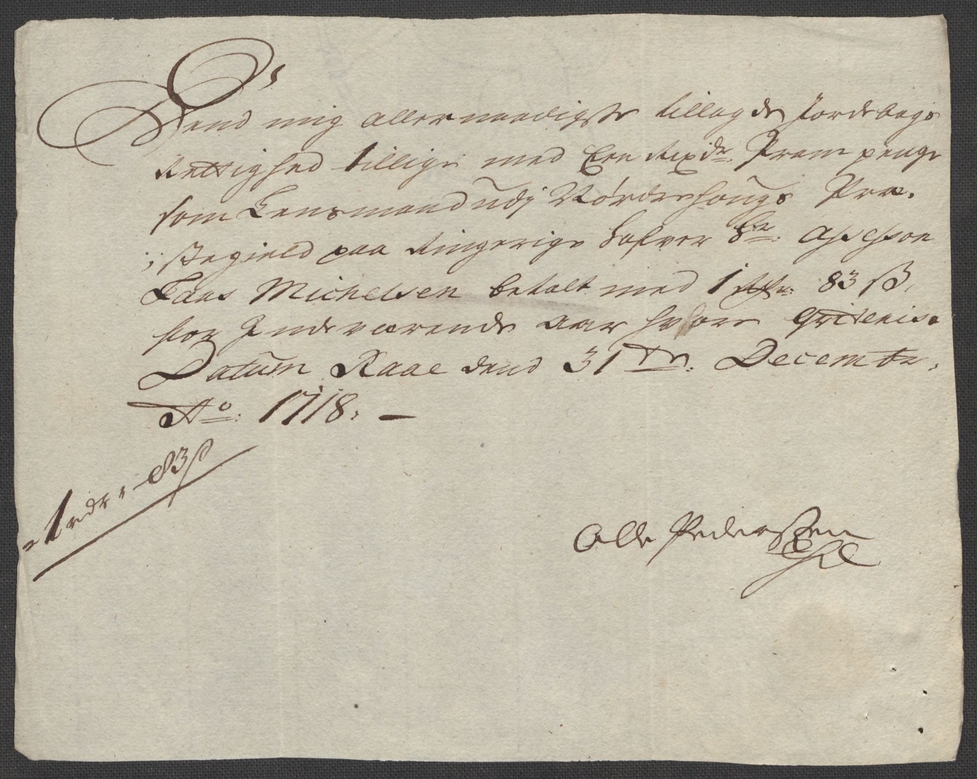 Rentekammeret inntil 1814, Reviderte regnskaper, Fogderegnskap, AV/RA-EA-4092/R23/L1476: Fogderegnskap Ringerike og Hallingdal, 1718, s. 224