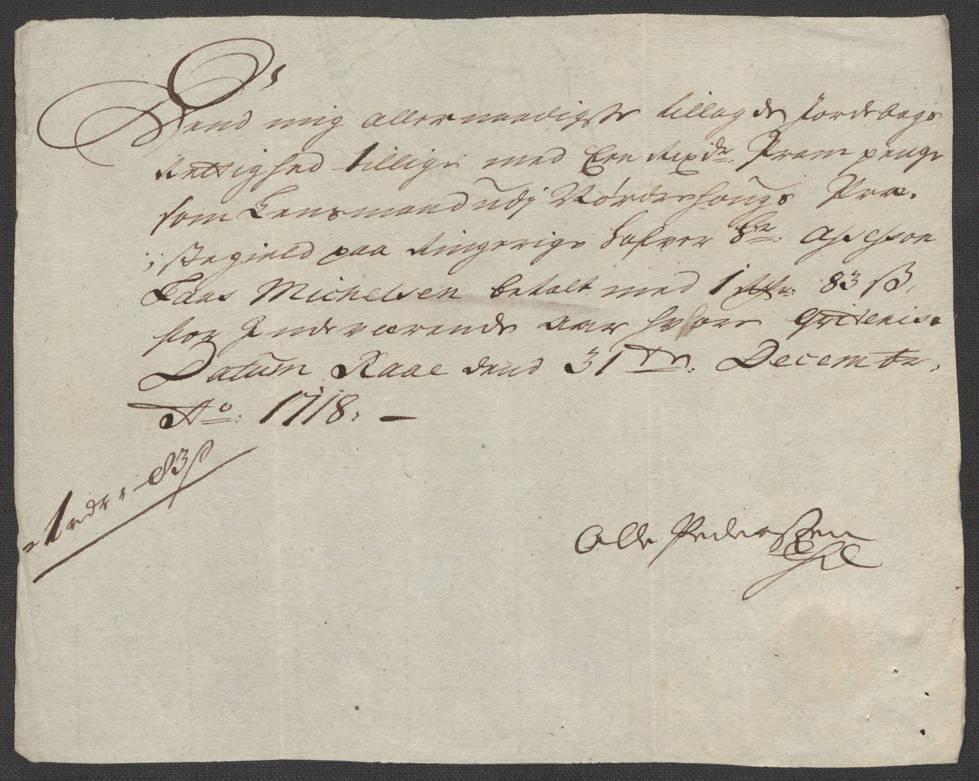 Rentekammeret inntil 1814, Reviderte regnskaper, Fogderegnskap, RA/EA-4092/R23/L1476: Fogderegnskap Ringerike og Hallingdal, 1718, s. 224