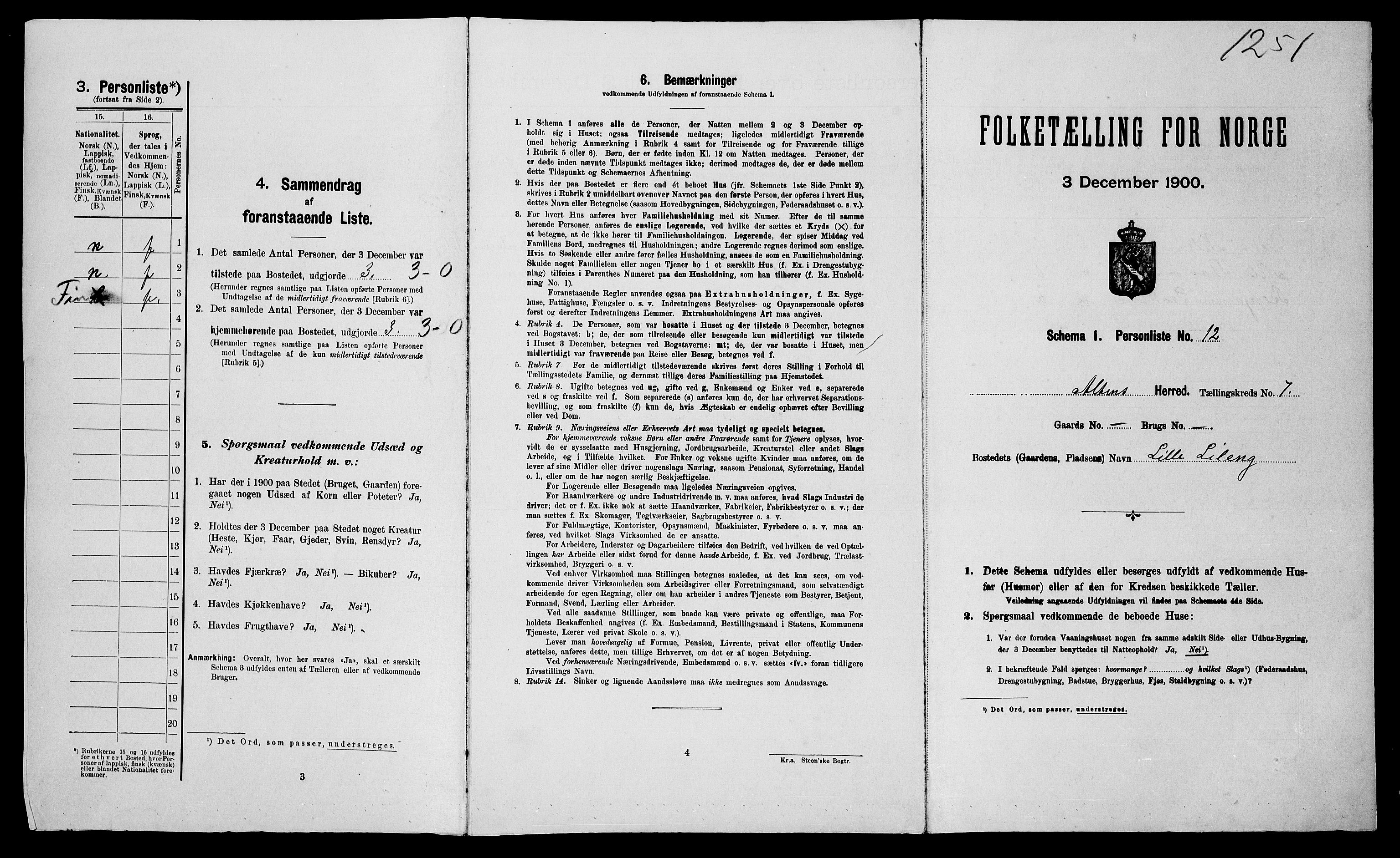 SATØ, Folketelling 1900 for 2012 Alta herred, 1900, s. 690