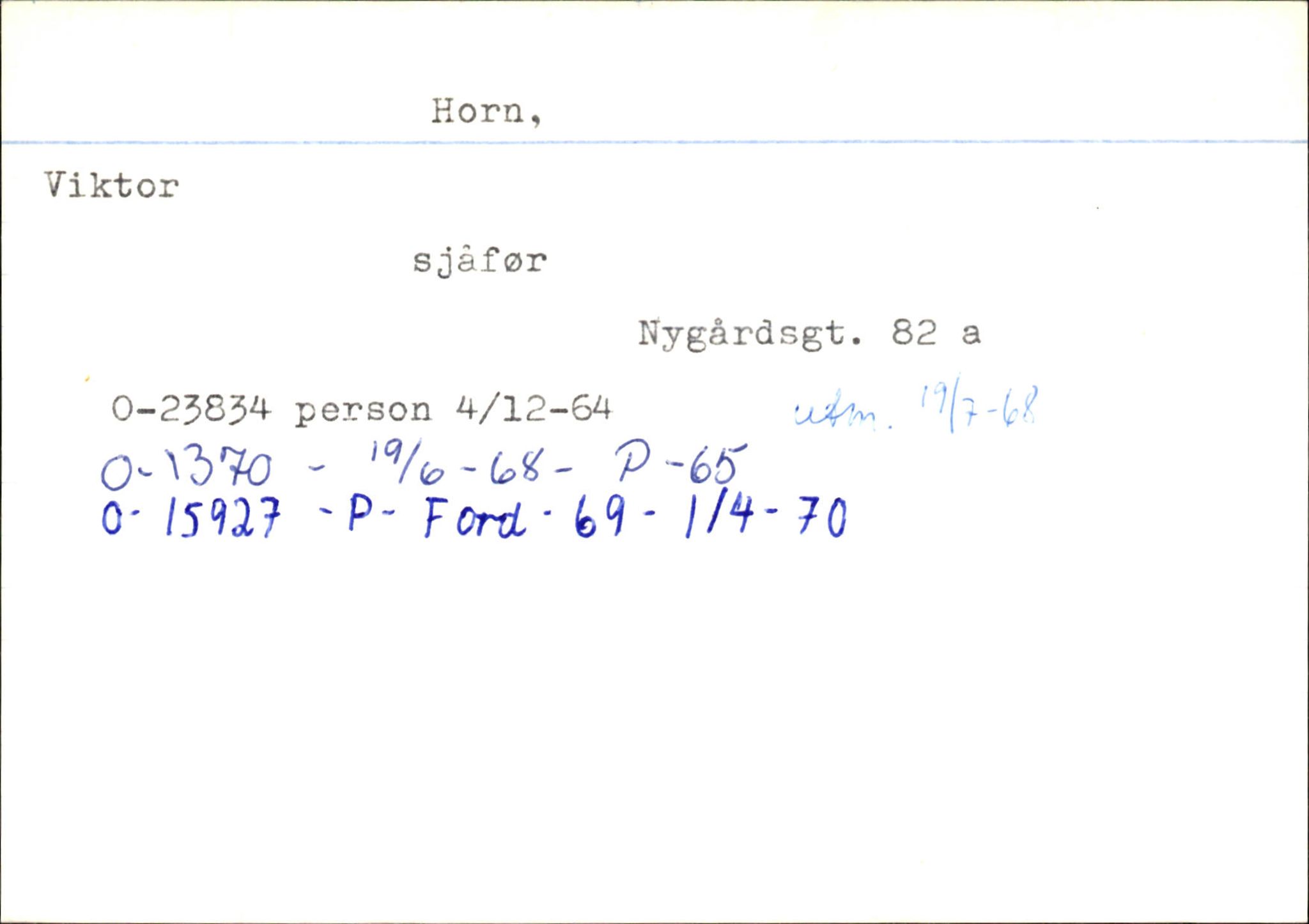 Statens vegvesen, Hordaland vegkontor, AV/SAB-A-5201/2/Hb/L0015: O-eierkort H-I, 1920-1971, s. 50