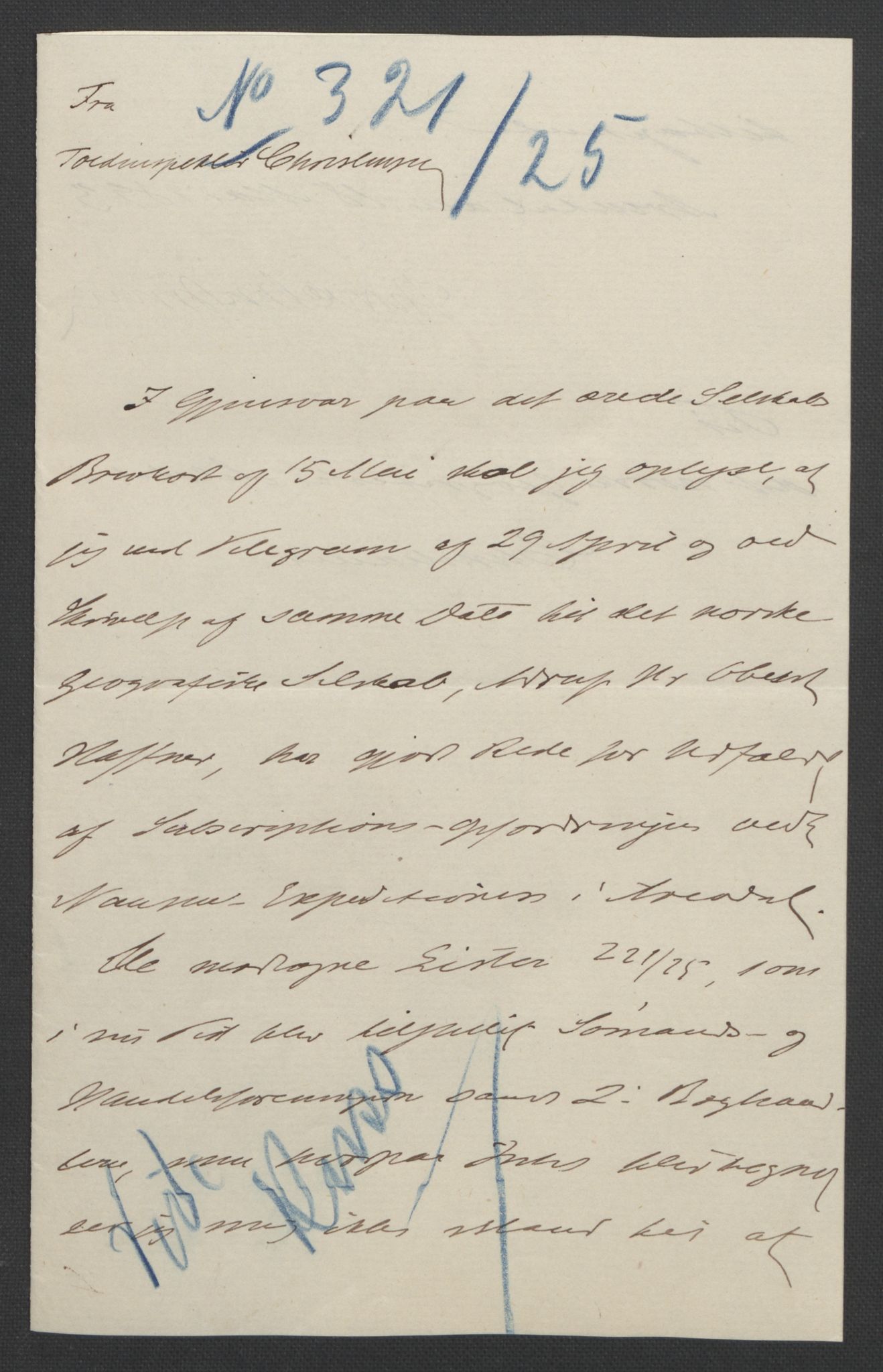 Arbeidskomitéen for Fridtjof Nansens polarekspedisjon, RA/PA-0061/D/L0001/0004: Pengeinnsamlingen / Bidragslister med følgebrev, 1893, s. 4