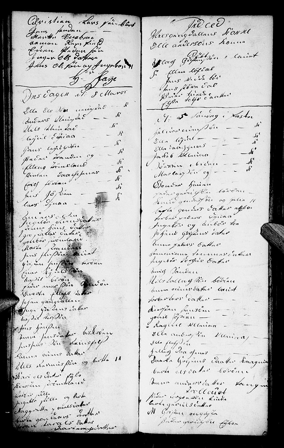 Dypvåg sokneprestkontor, AV/SAK-1111-0007/F/Fb/Fba/L0005: Klokkerbok nr. B 5, 1732-1746, s. 119