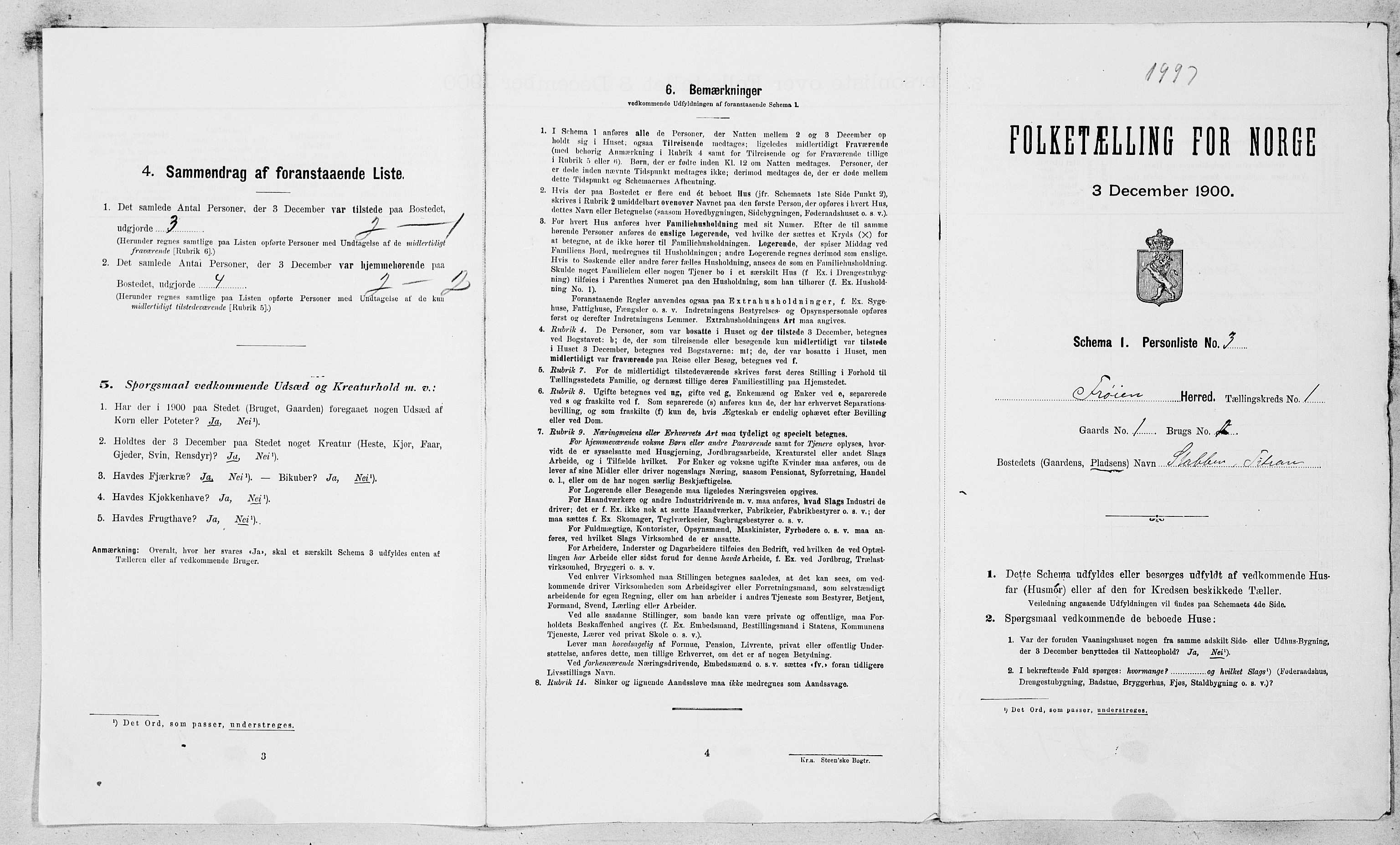 SAT, Folketelling 1900 for 1619 Frøya herred, 1900, s. 136